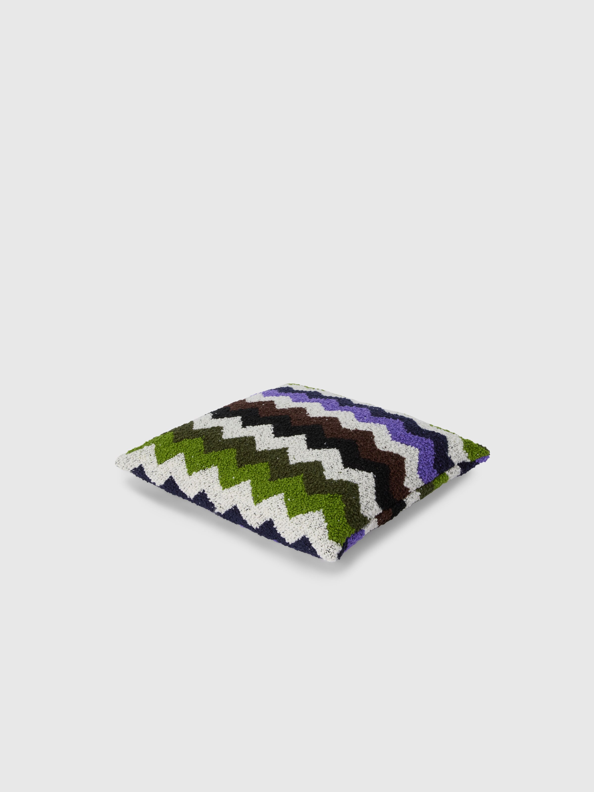 Cojín de interior Riccio 40x40 cm con diseño Chevron, Multicolor  - 1