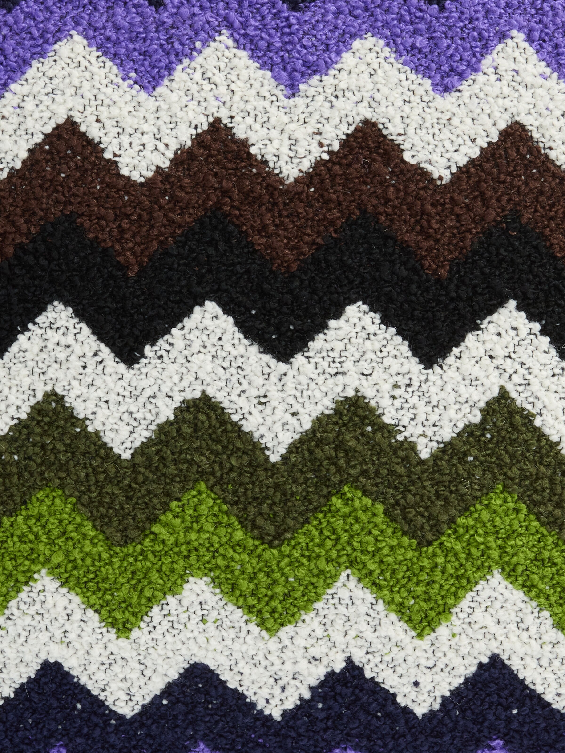 Cojín de interior Riccio 40x40 cm con diseño Chevron, Multicolor  - 3