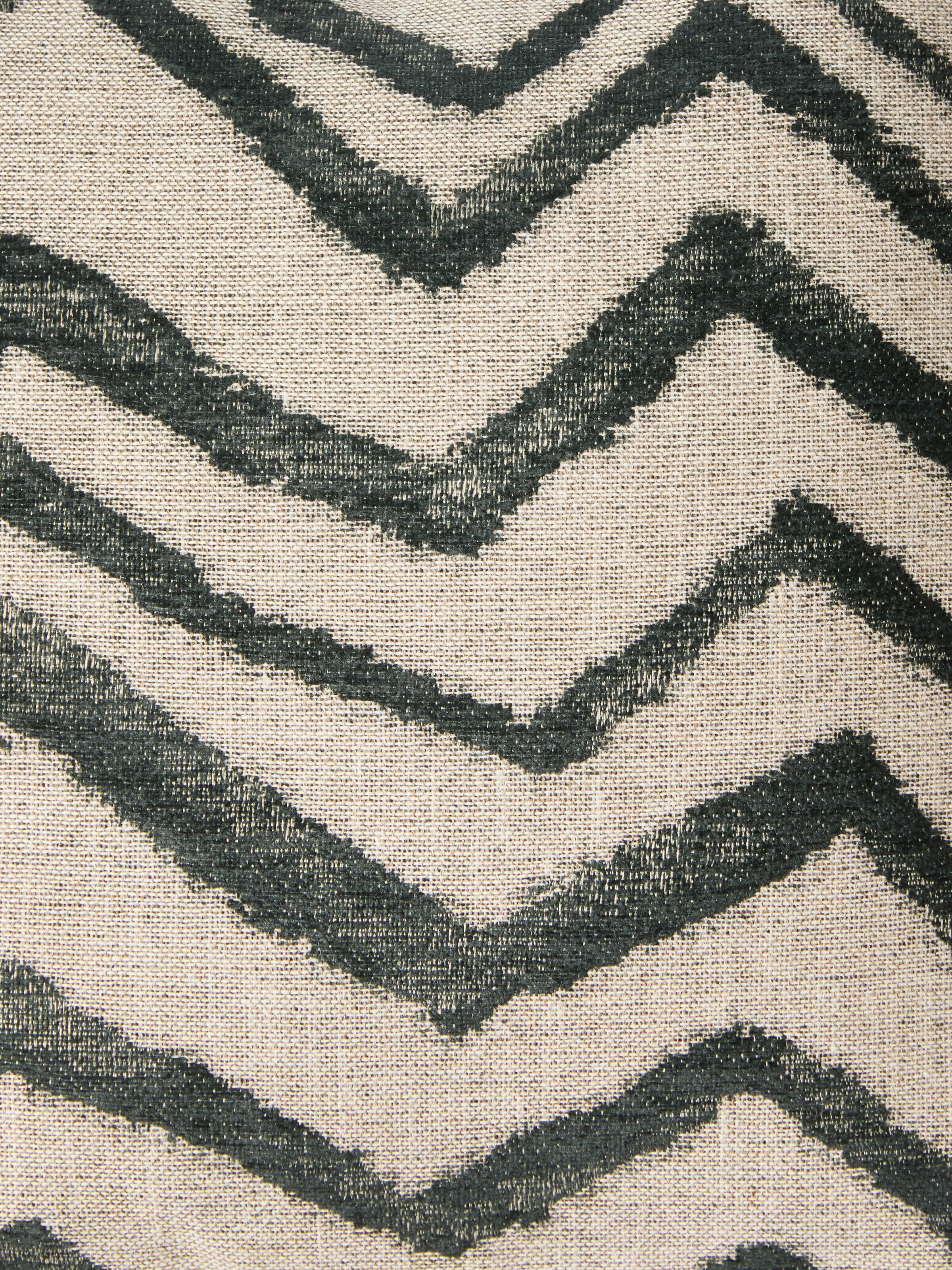 Graffiti Indoor Cushion 40x40 cm with chevron pattern, Beige & Multicoloured  - 3