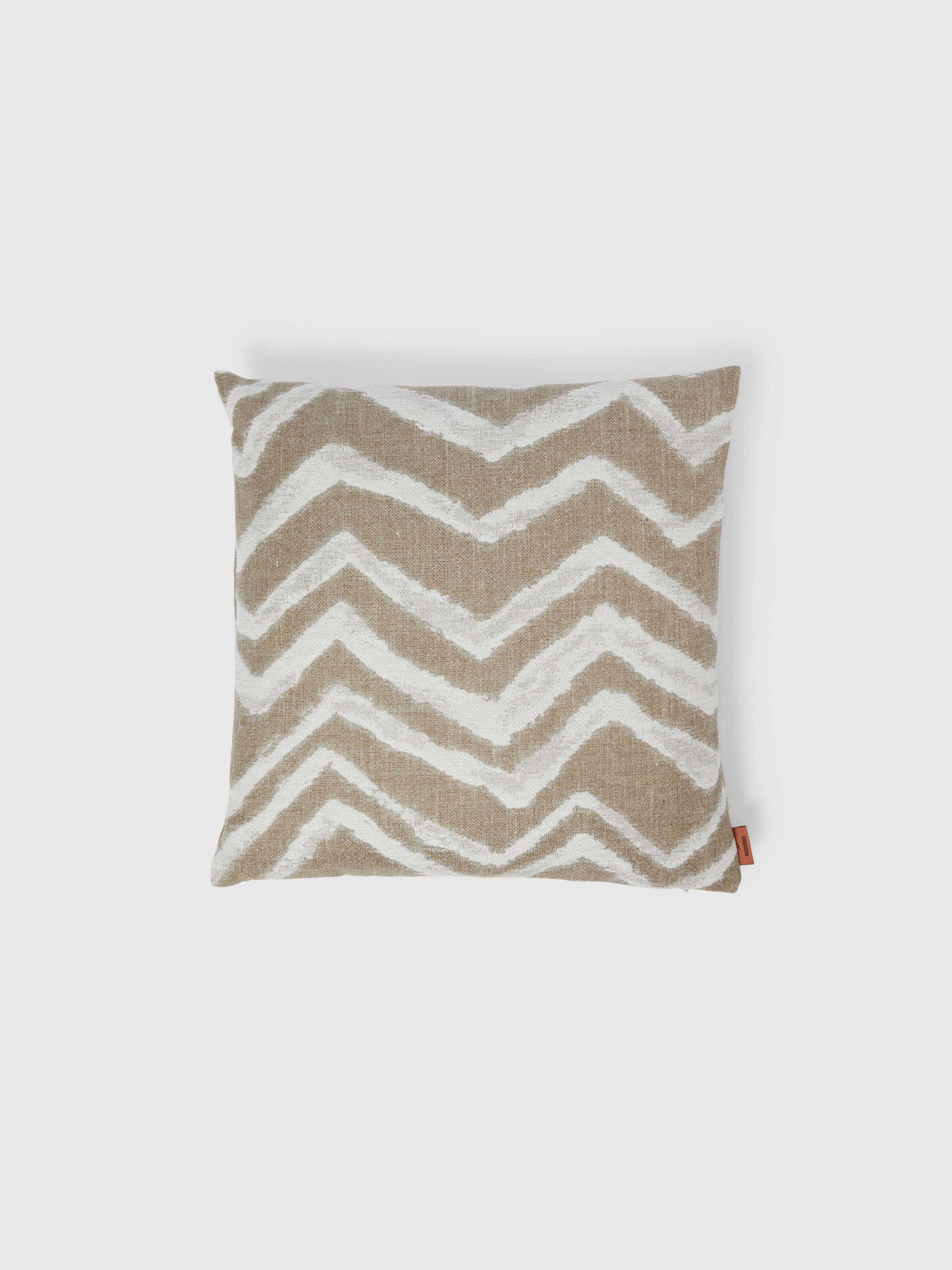 Cuscino da interno Graffiti 40x40 cm con motivo chevron, Beige - 0