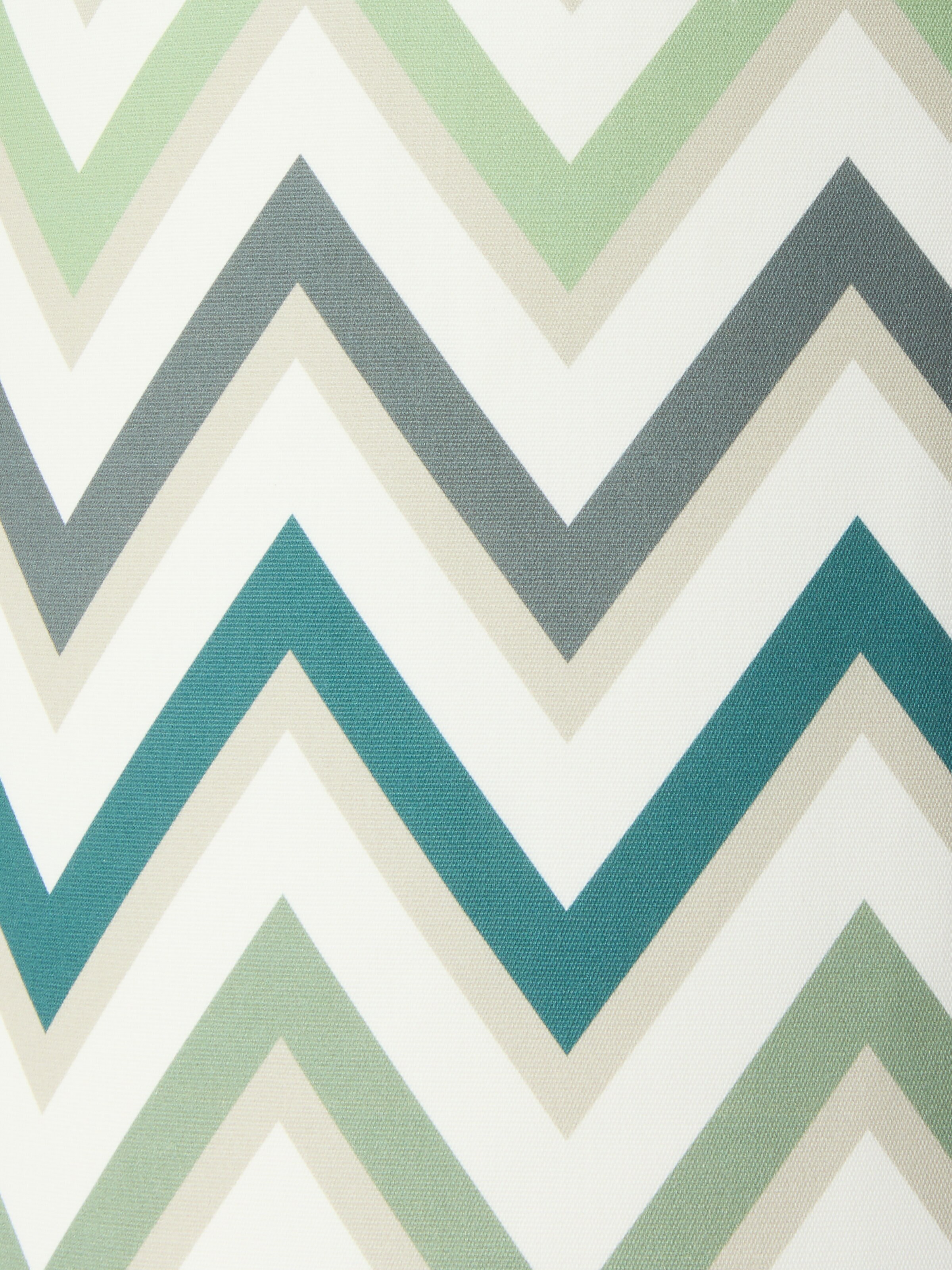 Outdoor pouf Watamu 40x30 cm in technical fabric zig zag, Green & Multicoloured  - 3