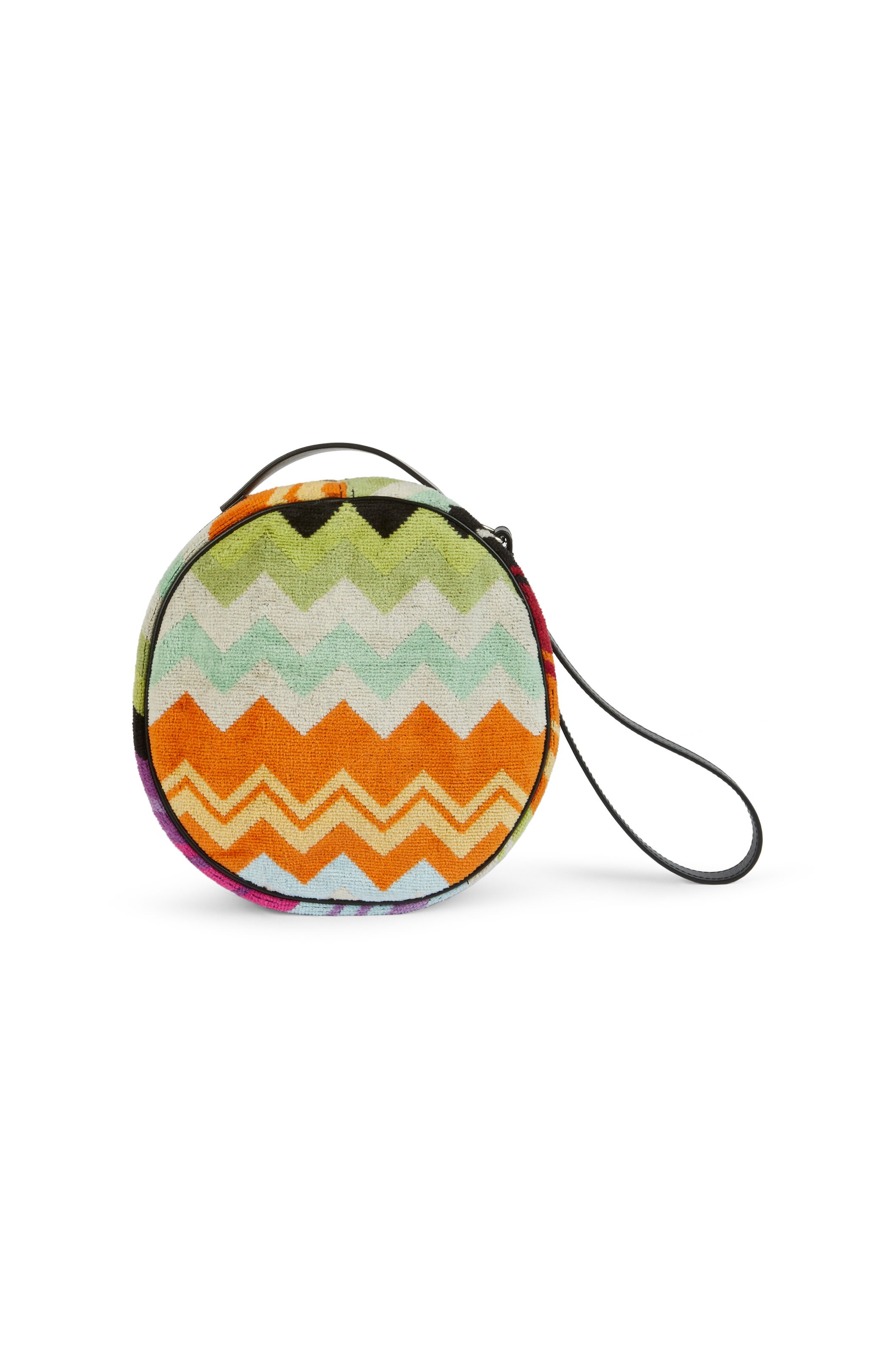 Trousse de beauté Giacomo ronde 20x8 cm, Orange - 0