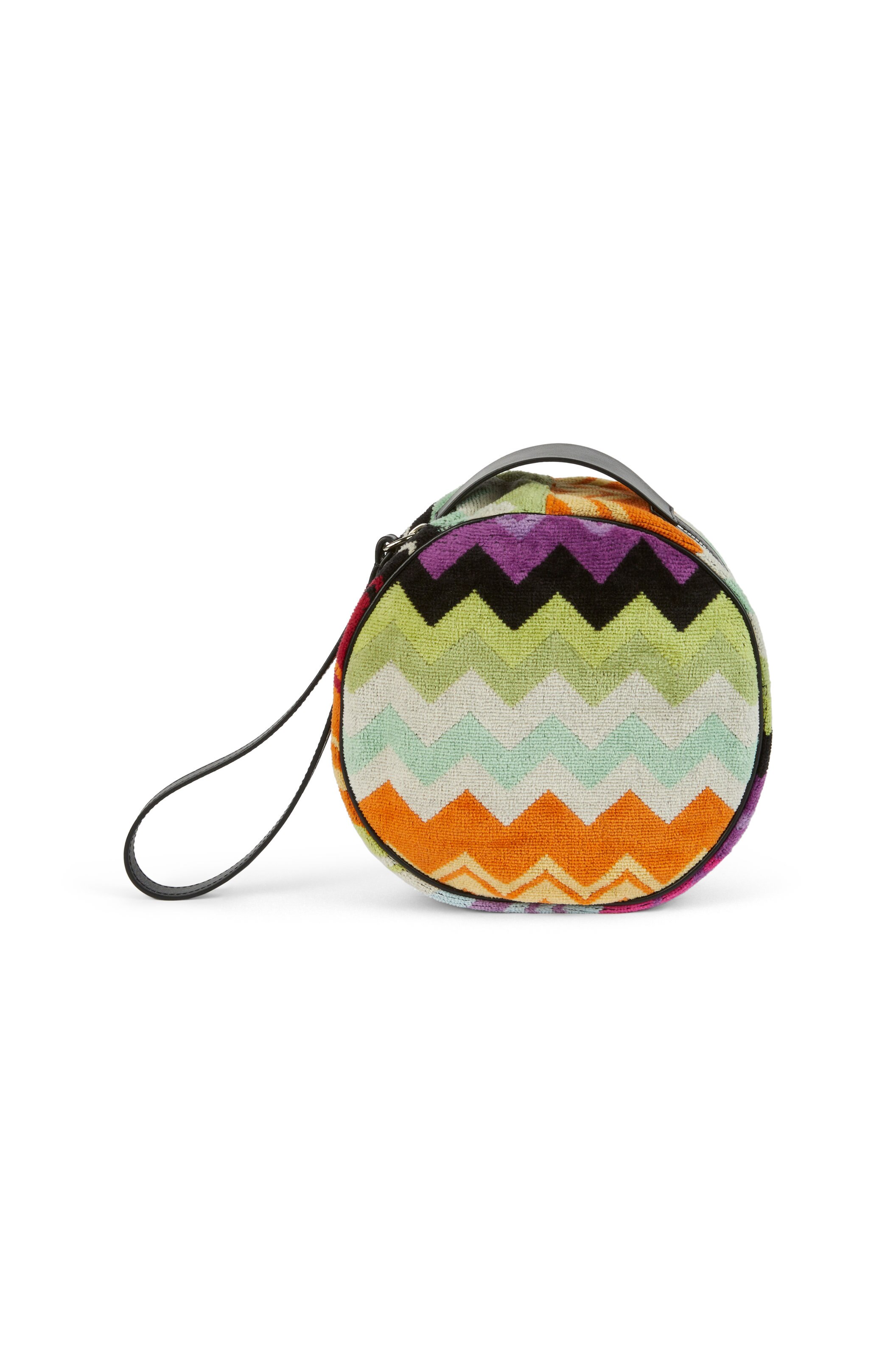 Trousse de beauté Giacomo ronde 20x8 cm, Orange - 1