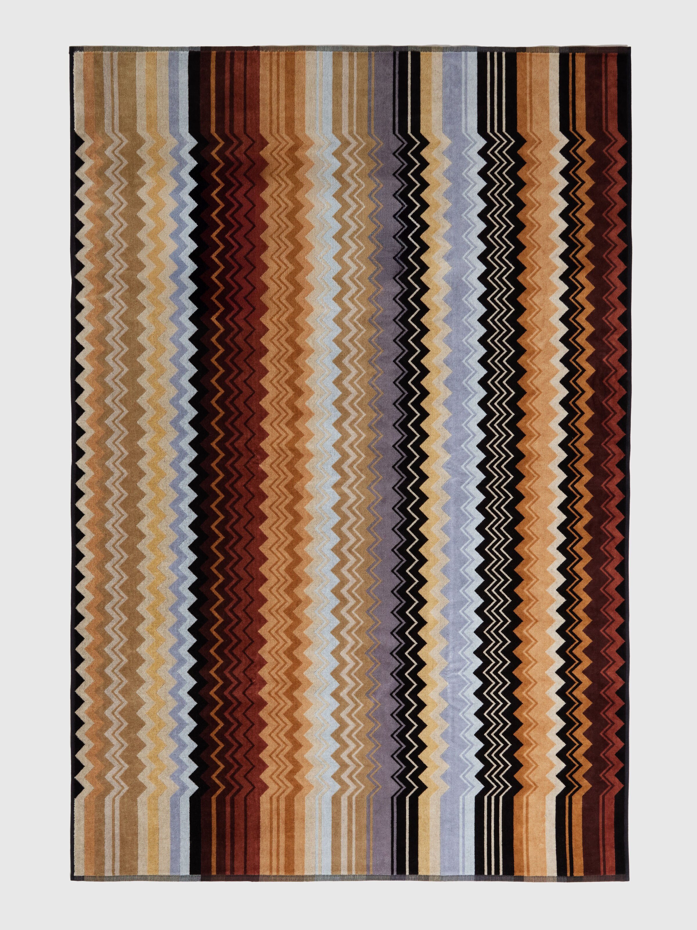 Giacomo Towel 100X150, Black Multicoloured  - 1