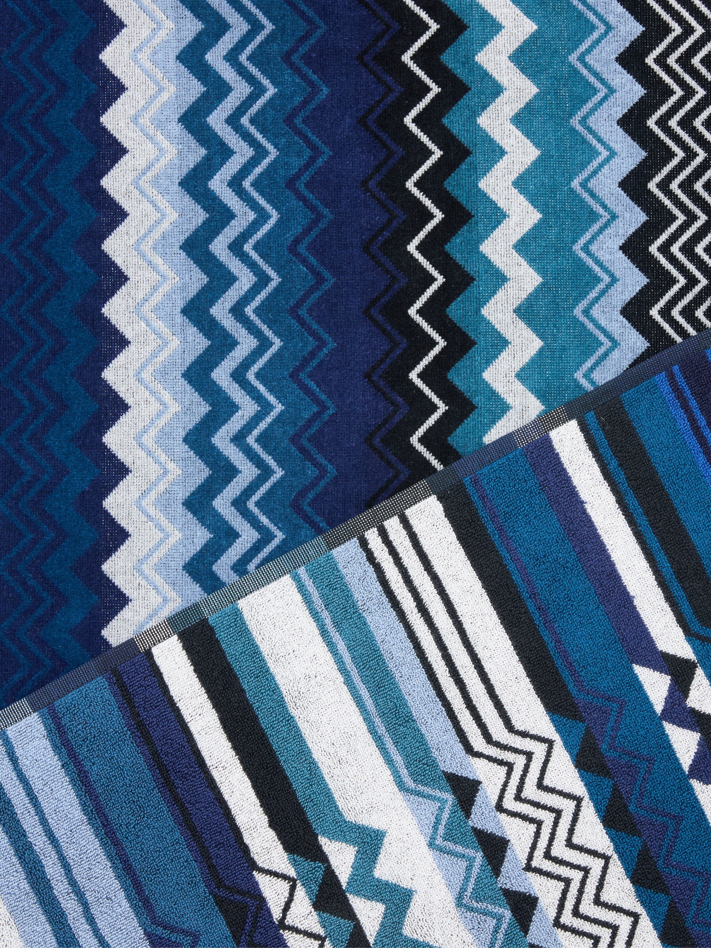 Giacomo Towel 100X150 Blue | Missoni