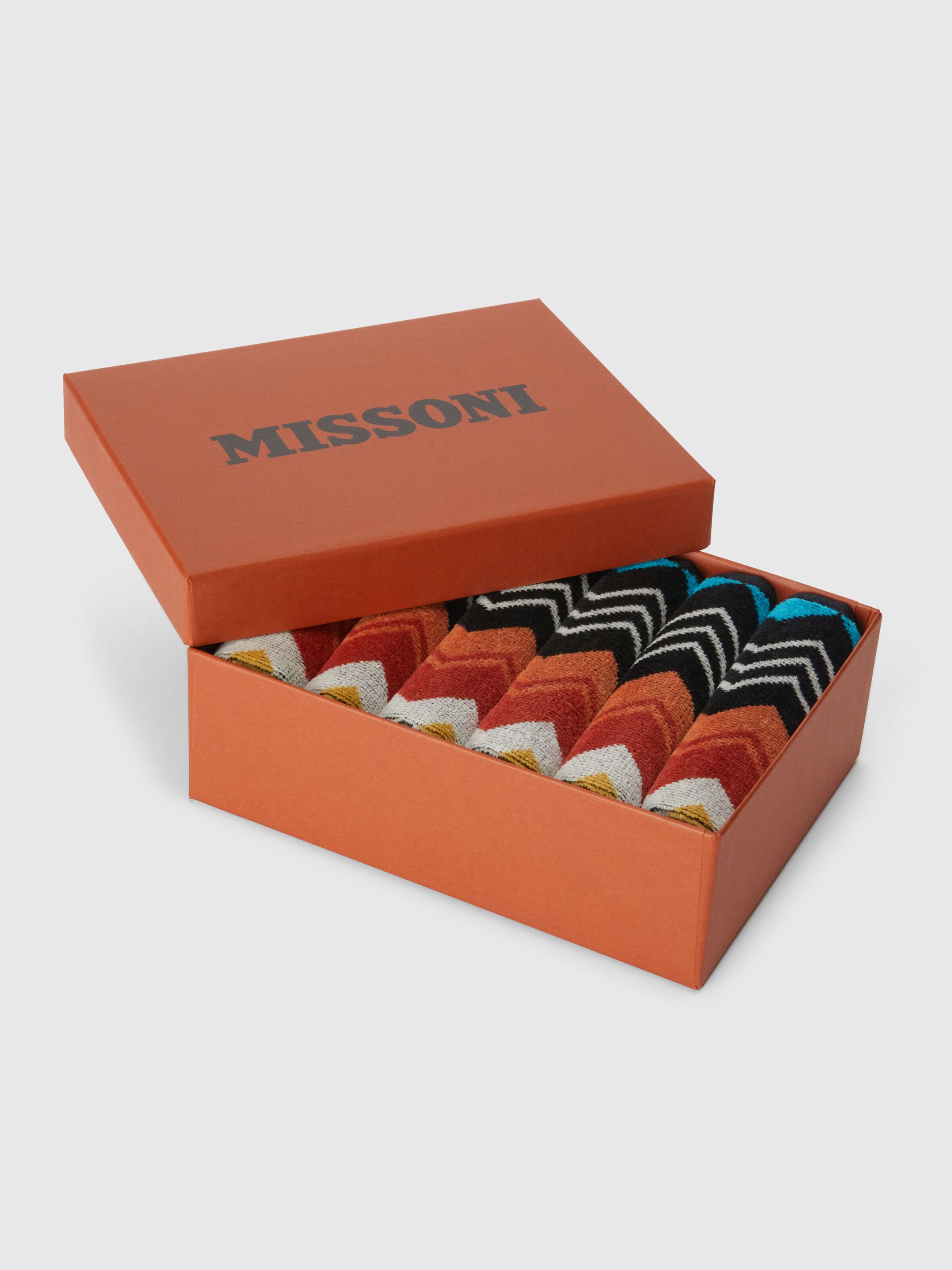 Giacomo face towels 30x30 cm 6 pieces, Multicoloured  - 3