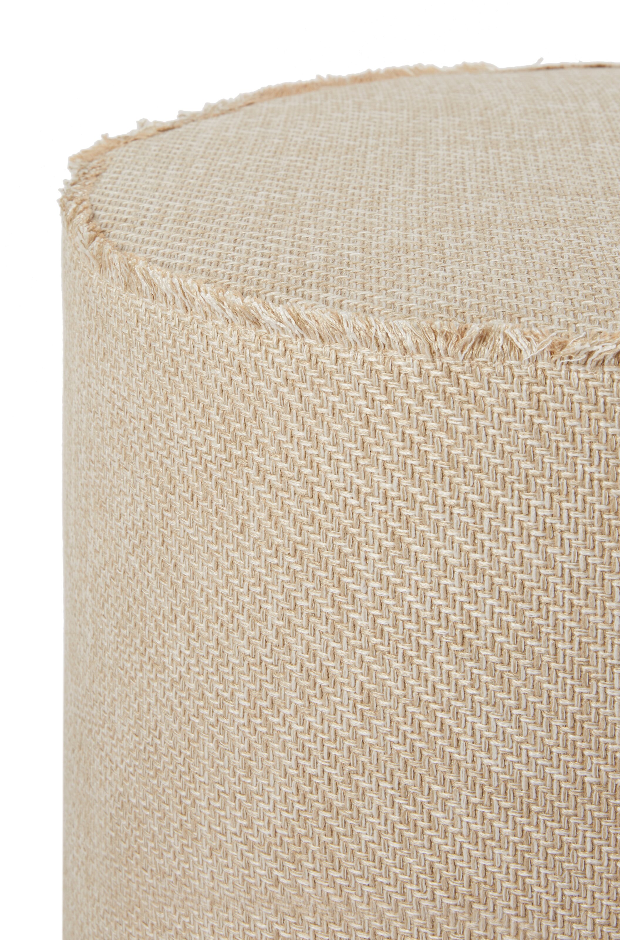 MOOMBA POUFF, BEIGE - 1
