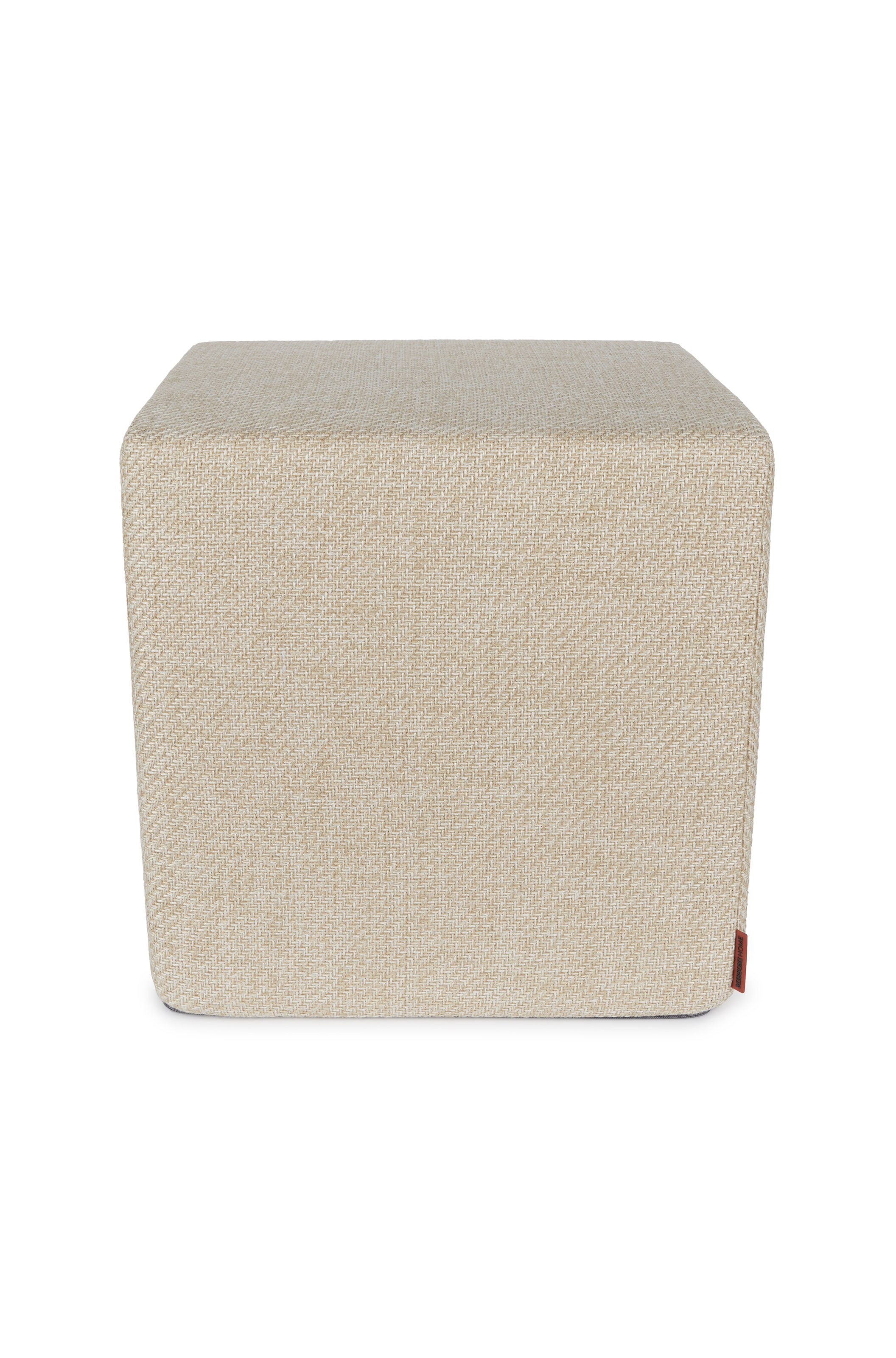 MOOMBA CUBE POUF, BEIGE - 0