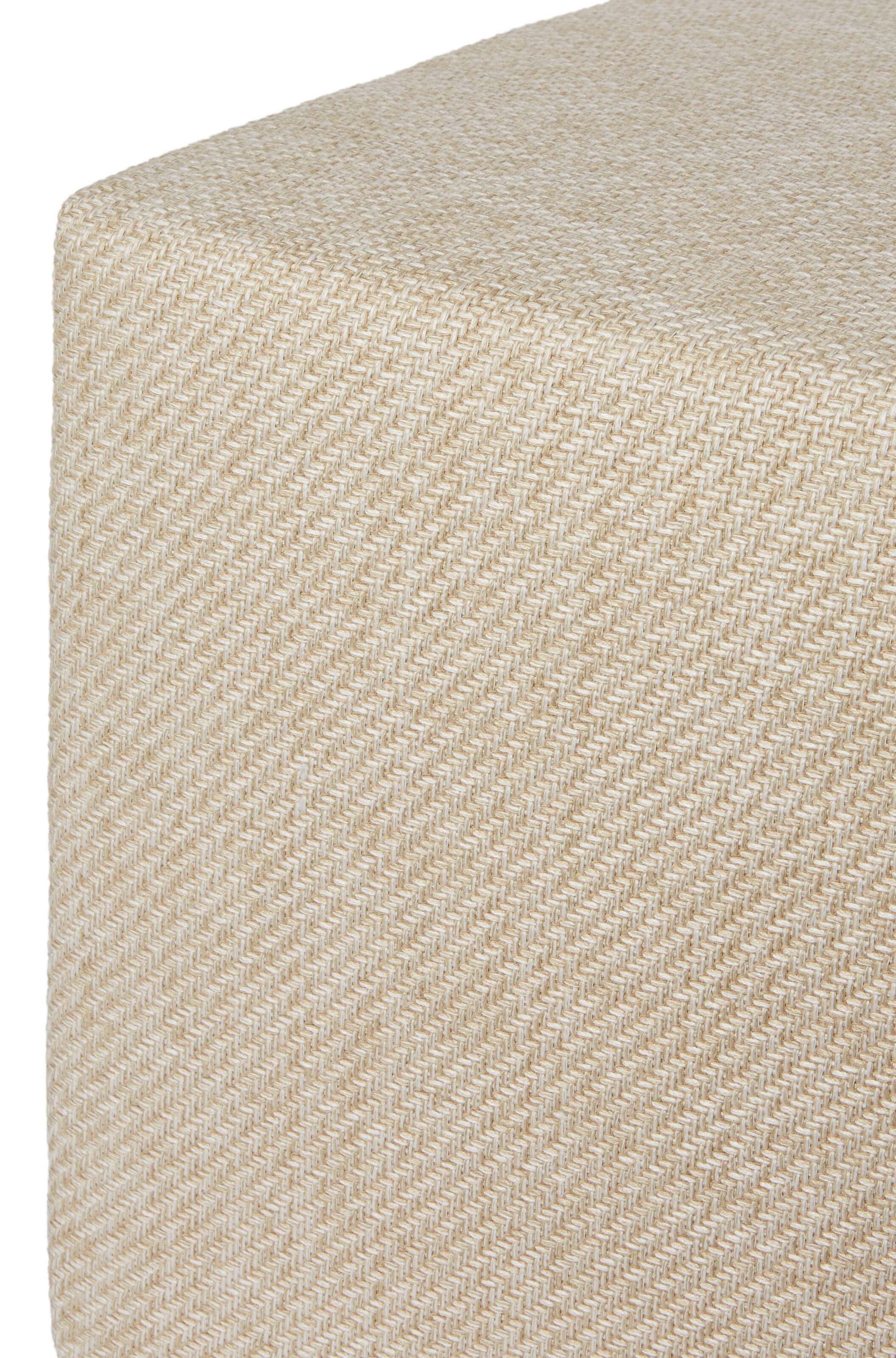 MOOMBA CUBE POUF, BEIGE - 1