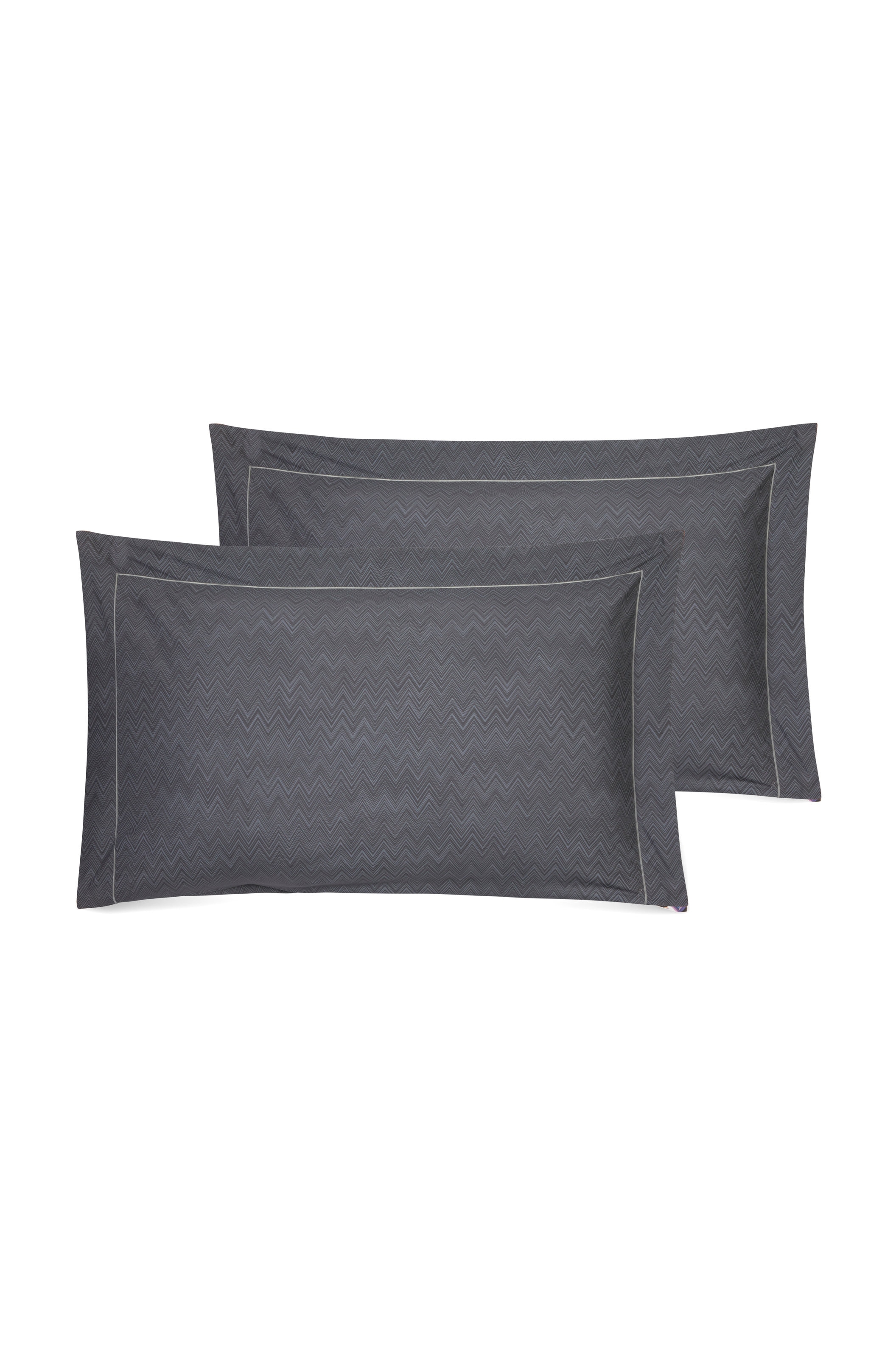 Jo Pillowcases 2-Piece Set, Grey - 1