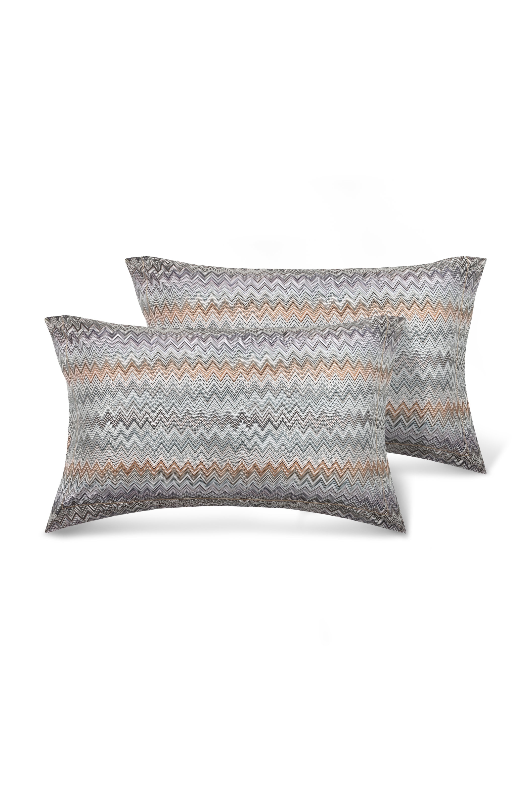 John Pillowcases 2-Piece Set, Green & Multicoloured  - 1