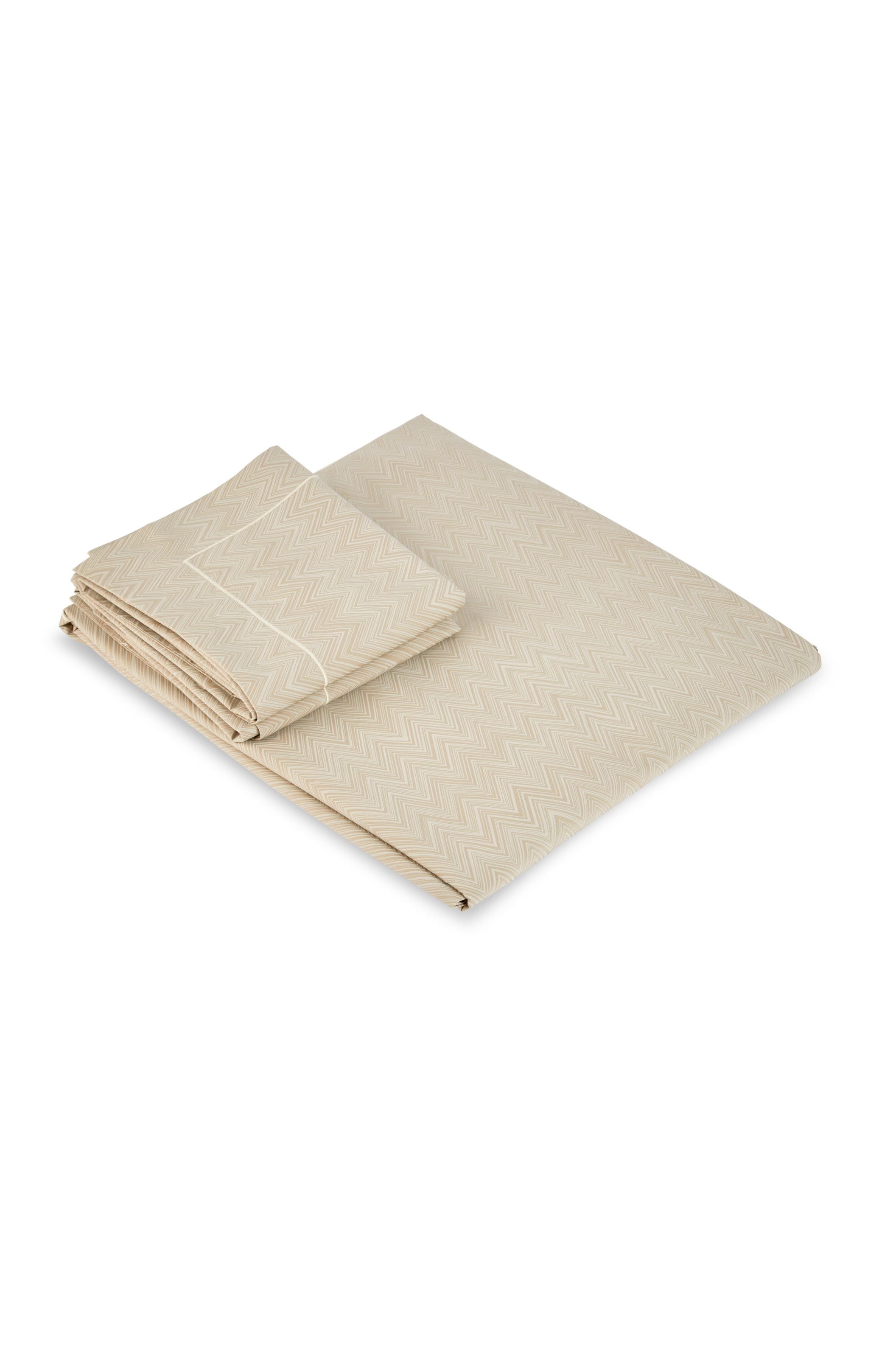 Jo double sheet set with cotton pillowcases, TORTORA  - 0
