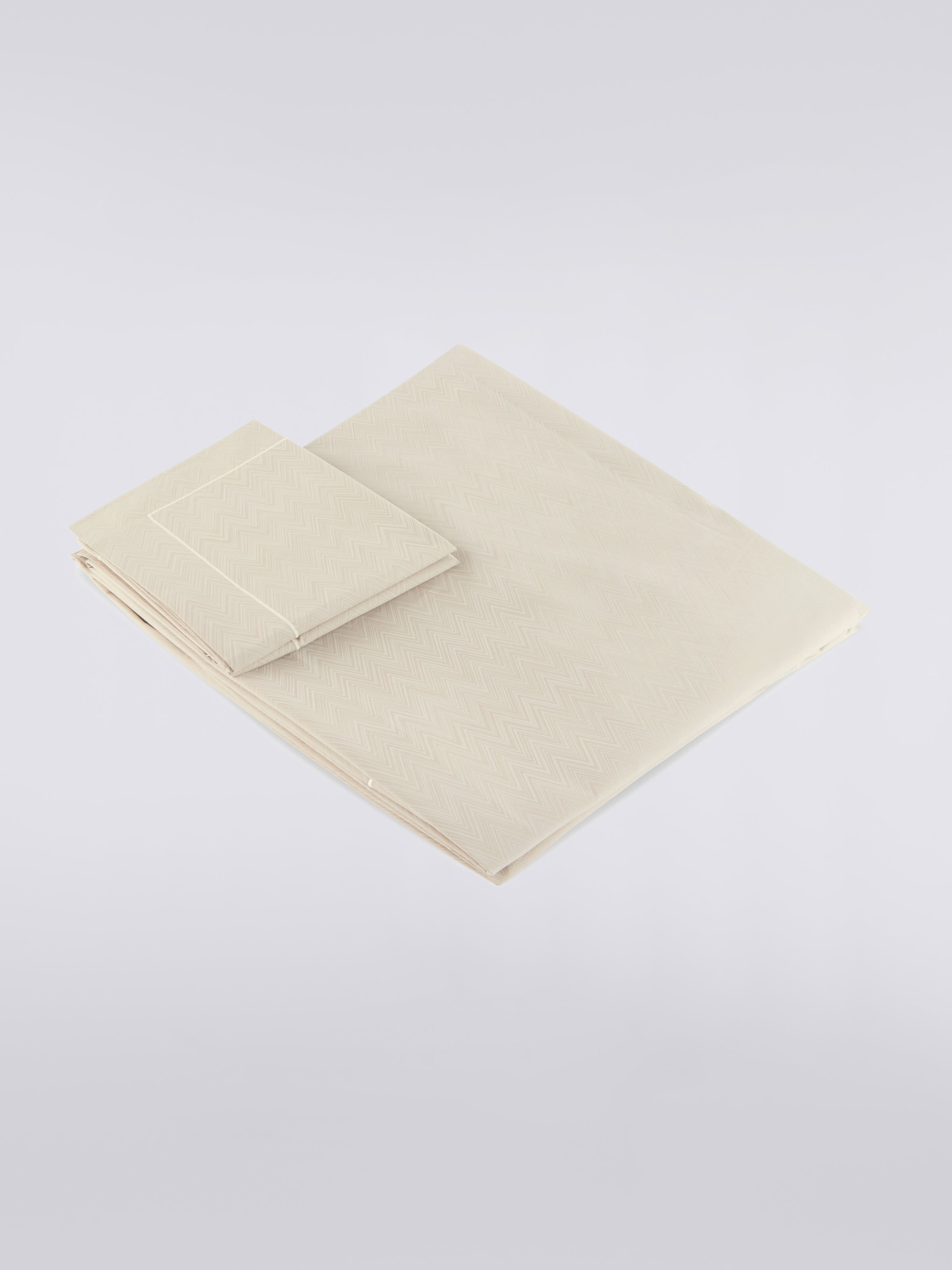 Parure de lit double 3 pièces Jo, Beige - 0