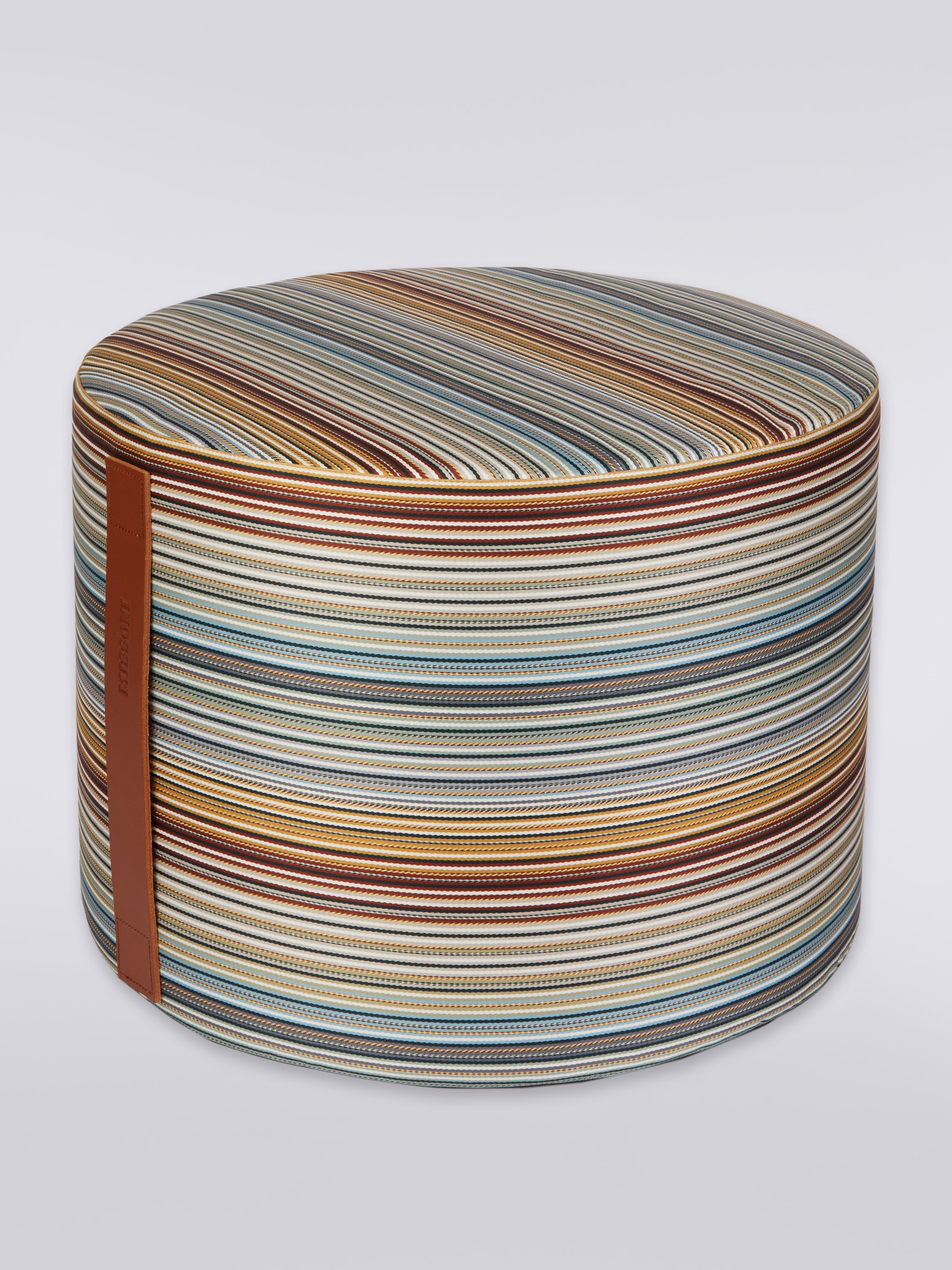 Jenkins Pouf Cylindrique 40X30, Multicolore  - 0