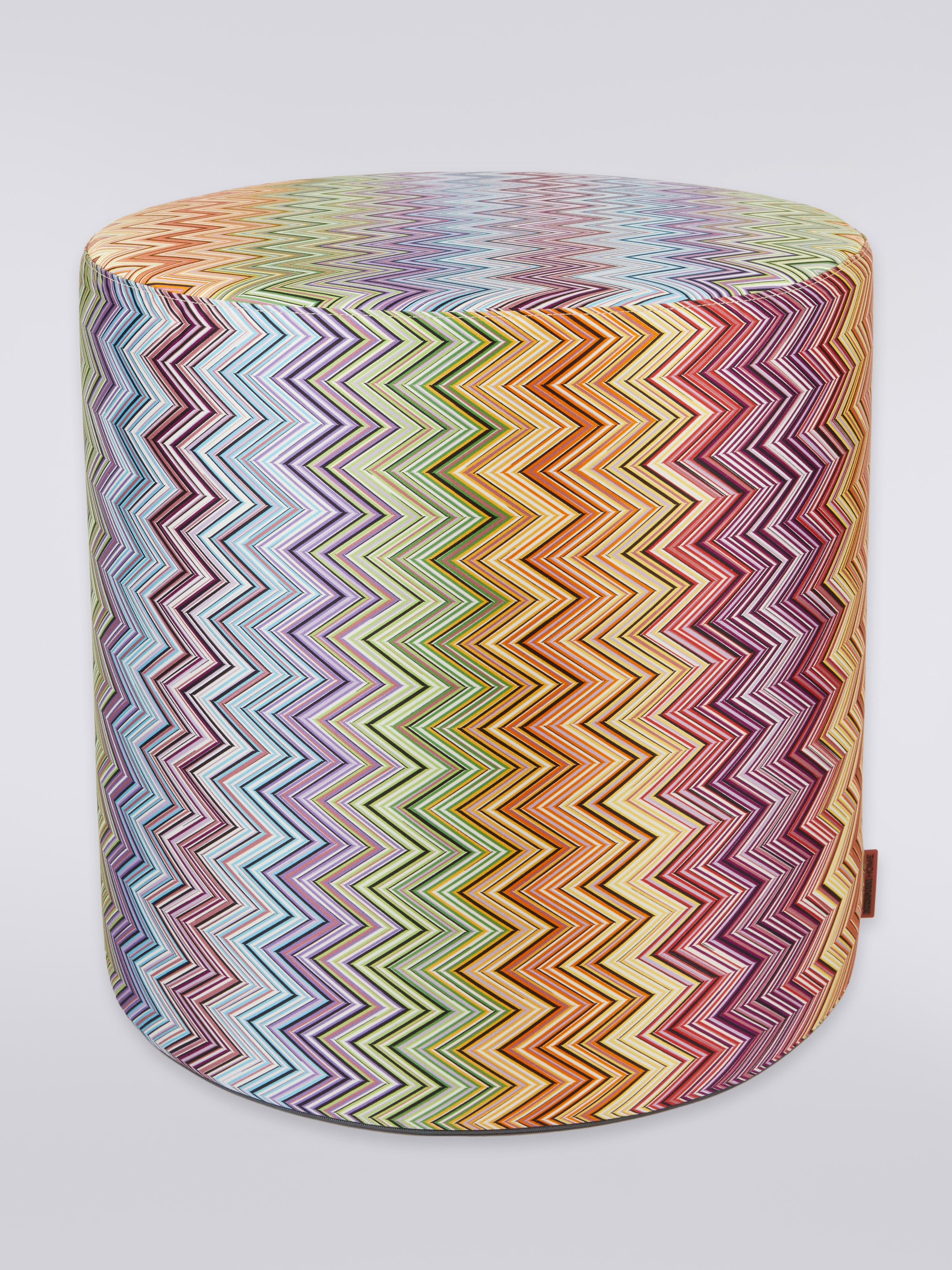Jarris Pouf Cylindrique 45X45, Multicolore  - 0
