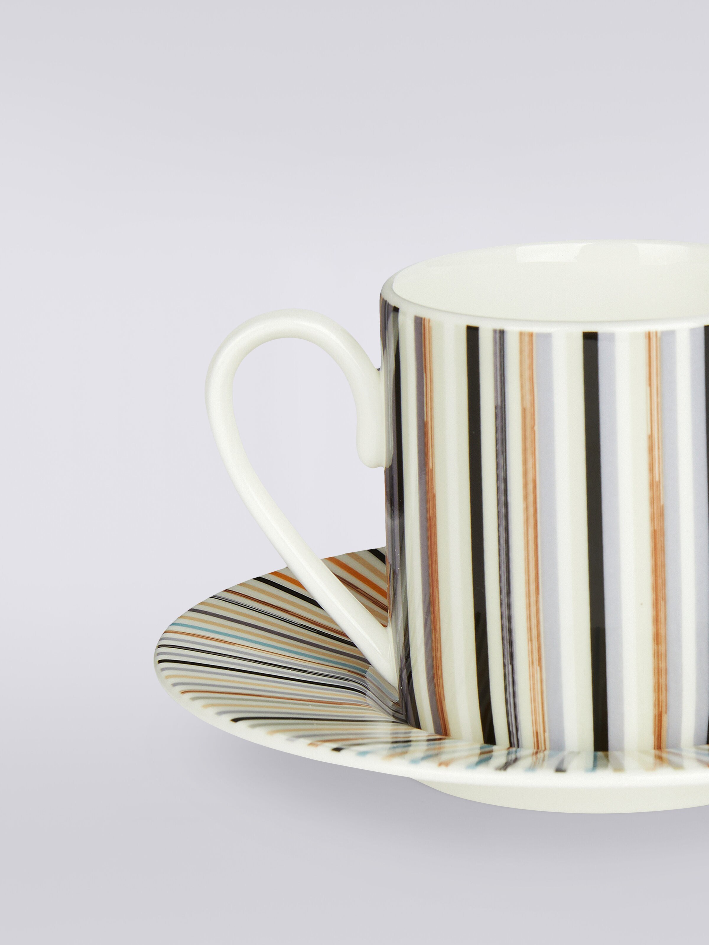 Jenkins 6 tazas de café y plato, Blanco  - 1