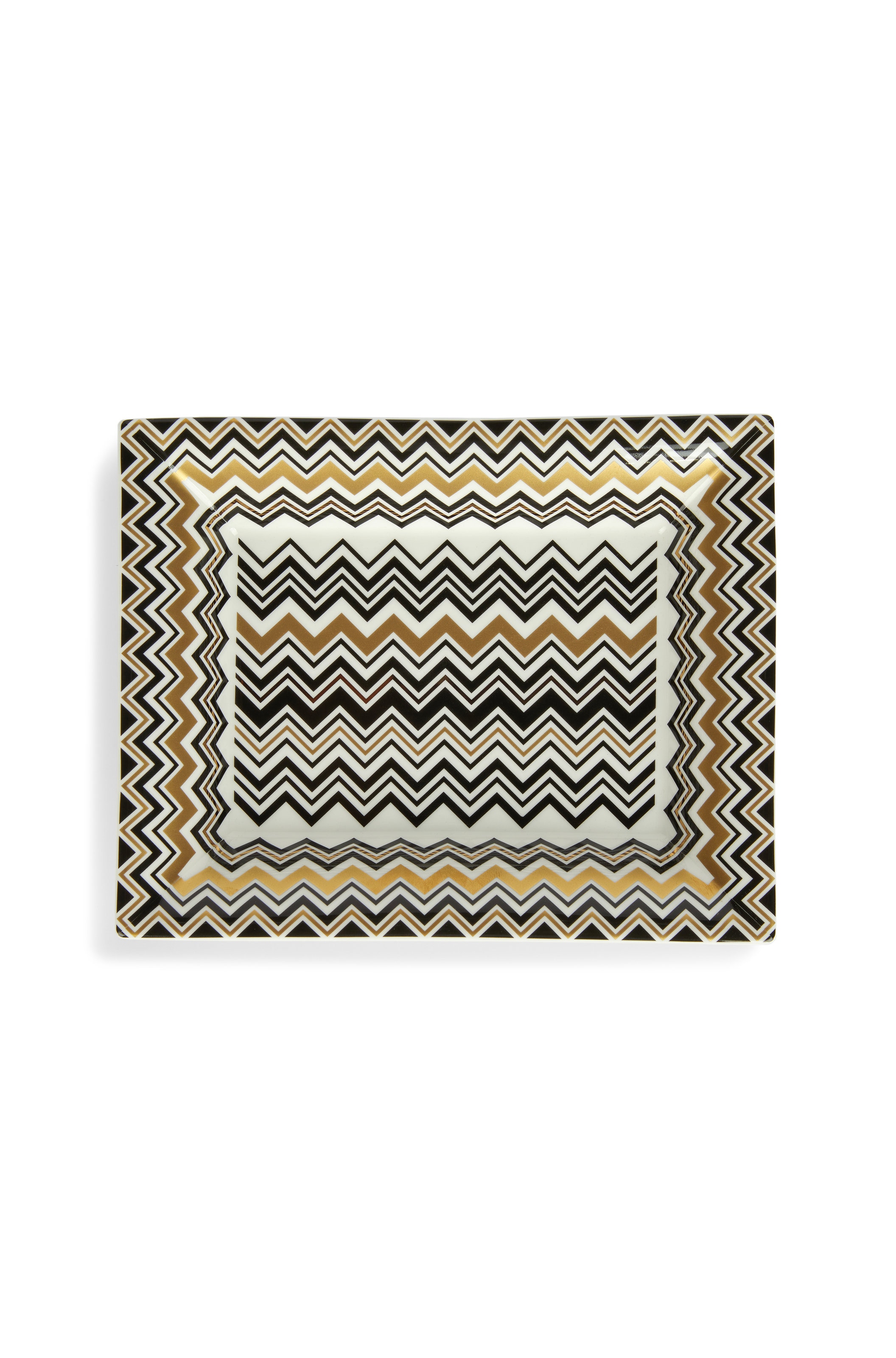 Zigzag Gold Vide-Poche 20X16, Gold - 1