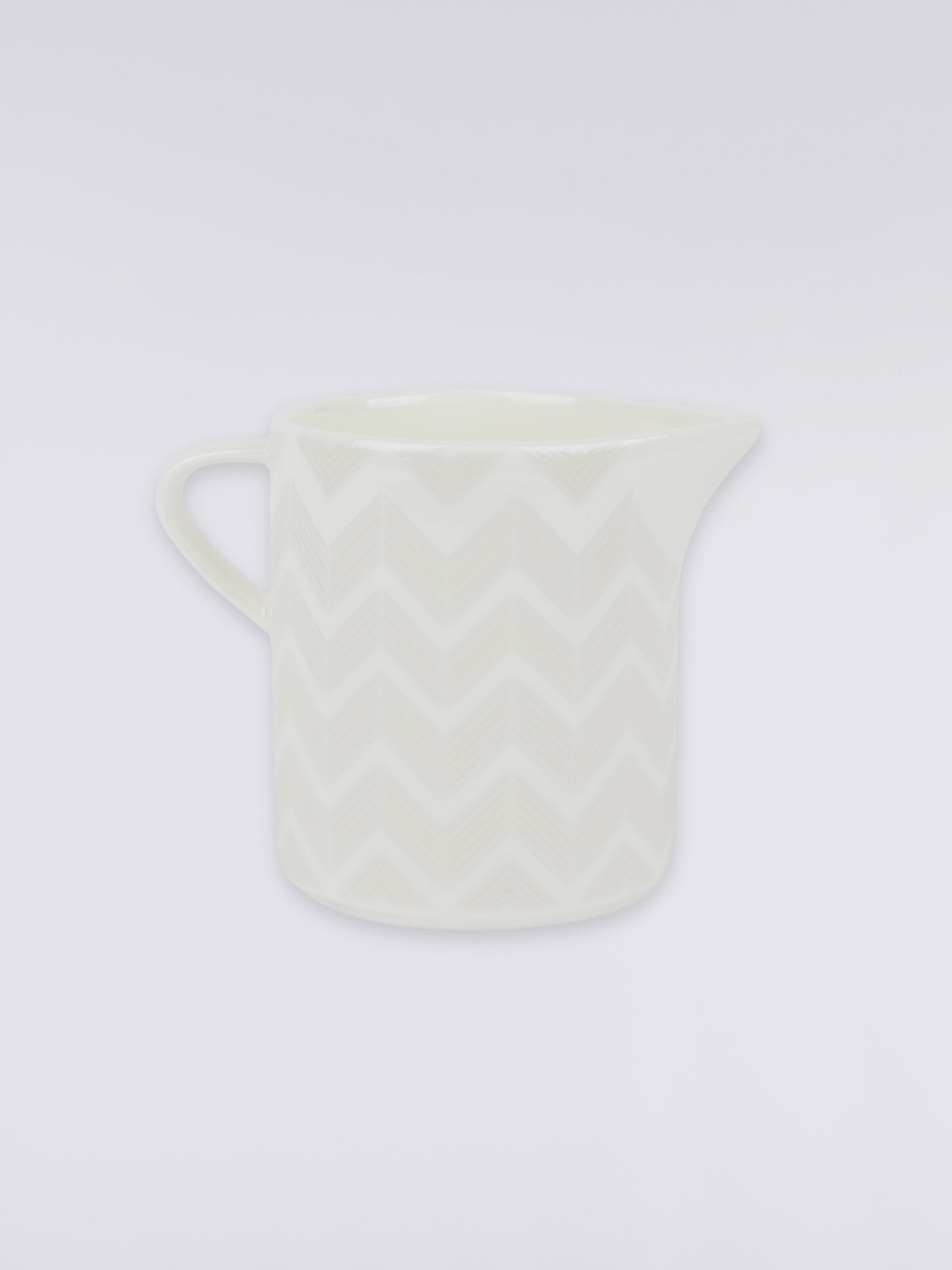 Zigzag White Pot à lait, Blanc  - 1