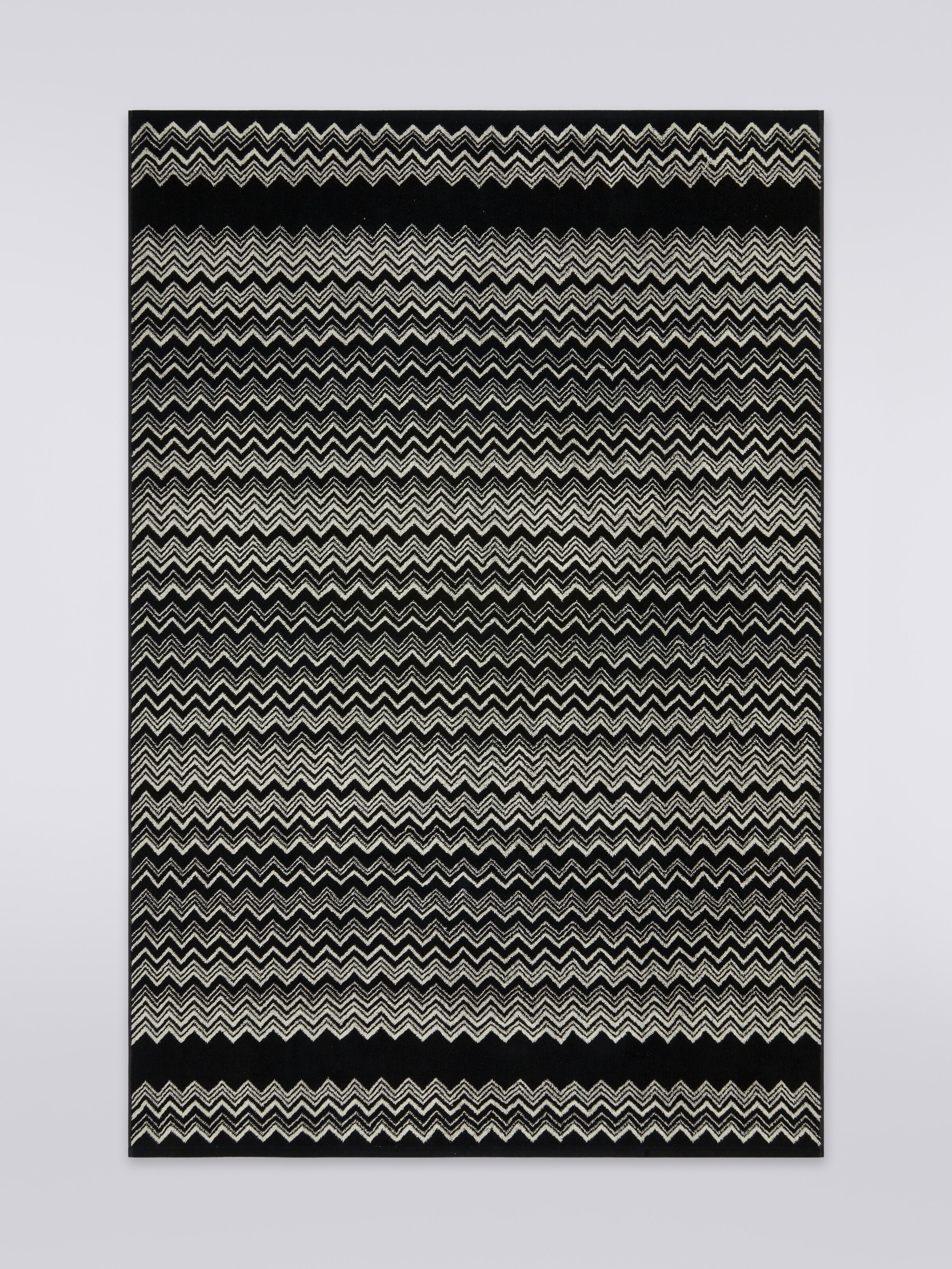 Keith Beach Towel 100X150, Black & White - 1