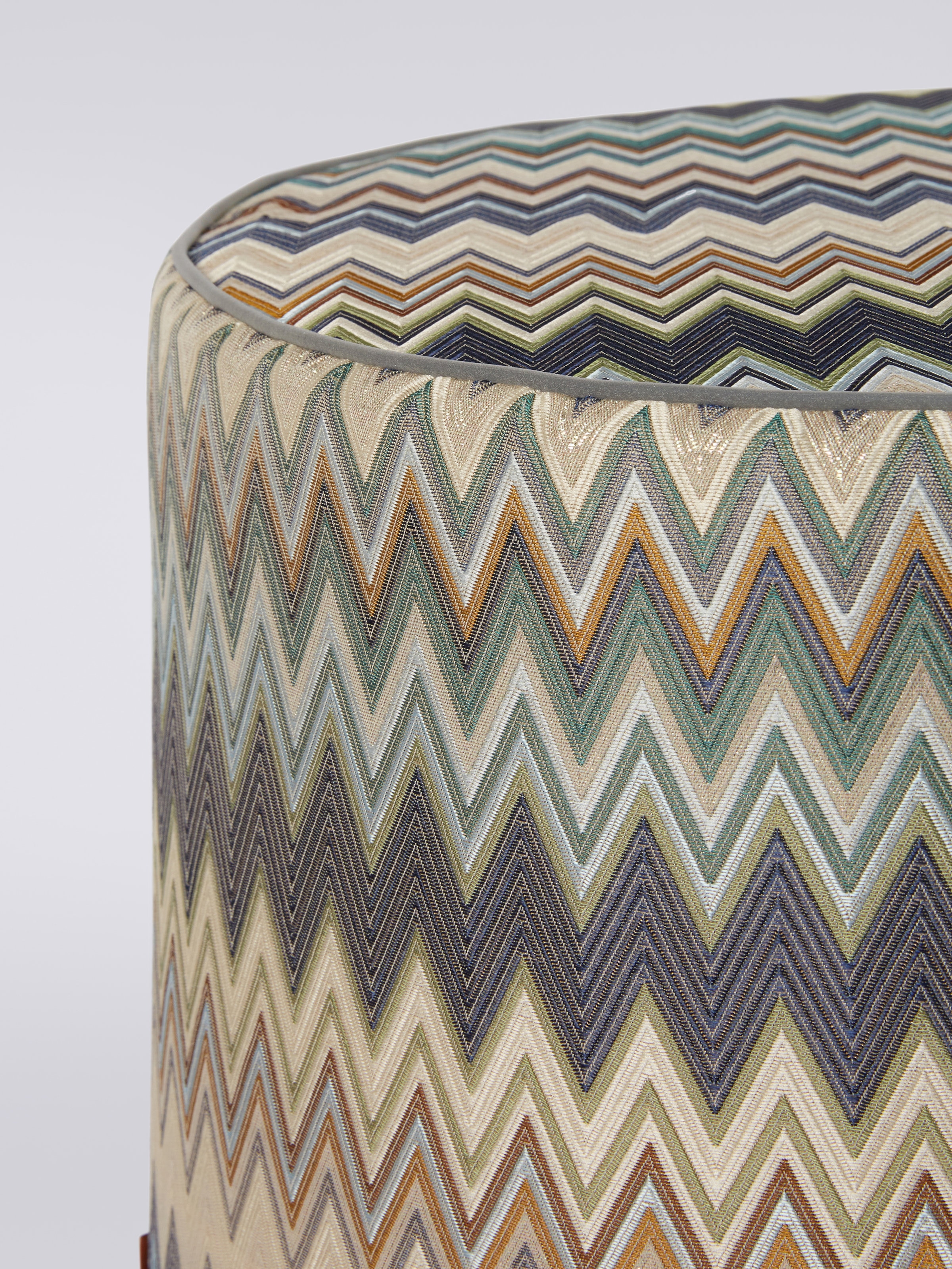 Masuleh Cylinder Pouf Rot.40X30, Blue - 1