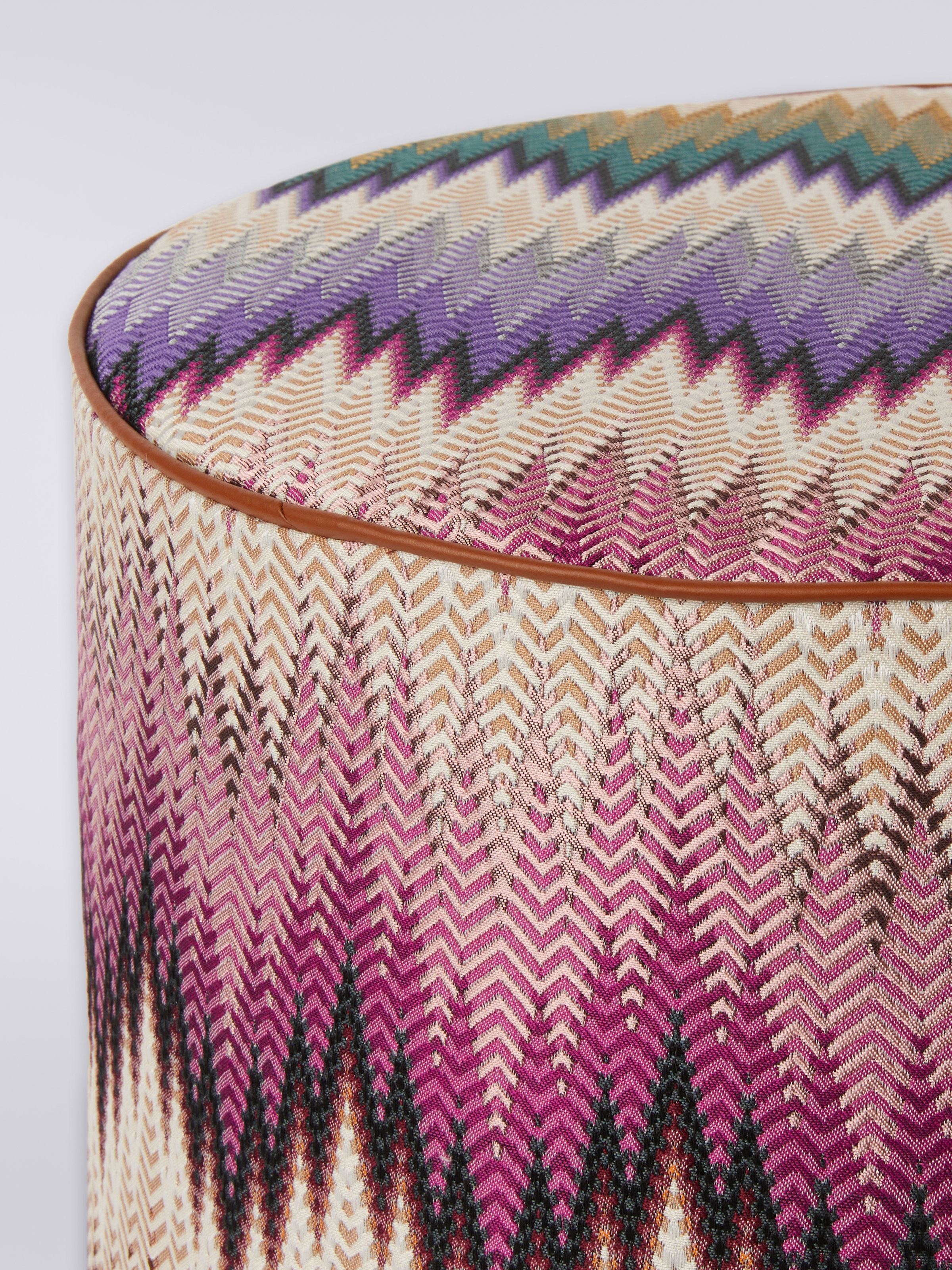 Phrae Pouf Cylindrique 40X30, Multicolore  - 1