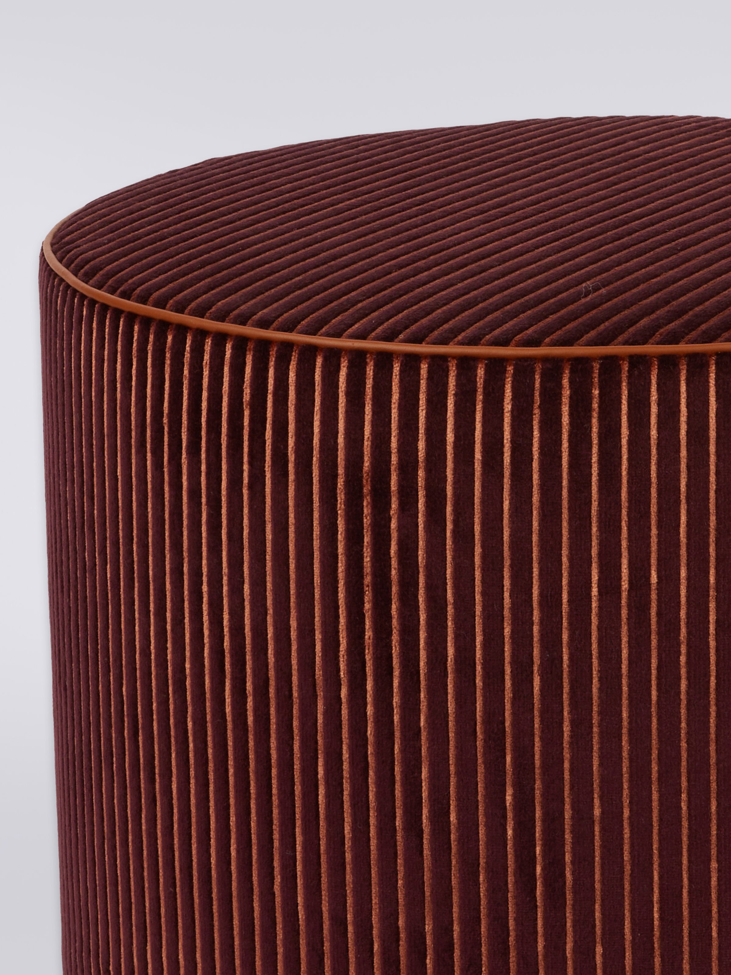 MOTRIS - PSRT80SPNI03 - Pouf in similpelle rettangolare 80x40x46 cm rosso -  EANSMARTAR097