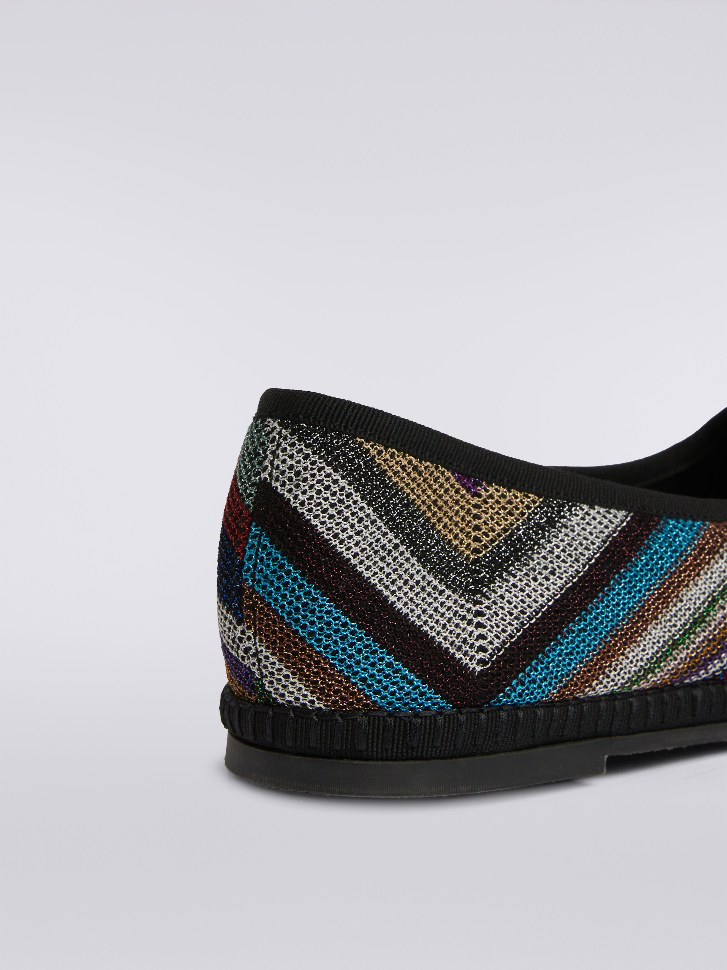 Friulane in zigzag fabric with lurex, Multicoloured  - 3