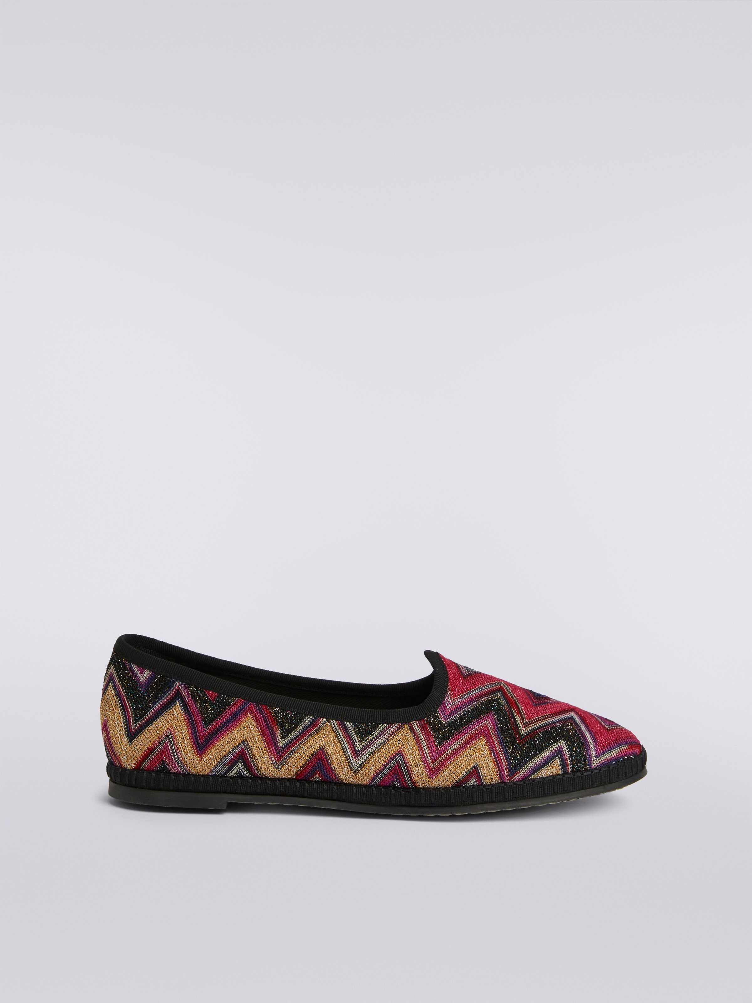 Friulane in chevron fabric with lurex, Multicoloured  - 0