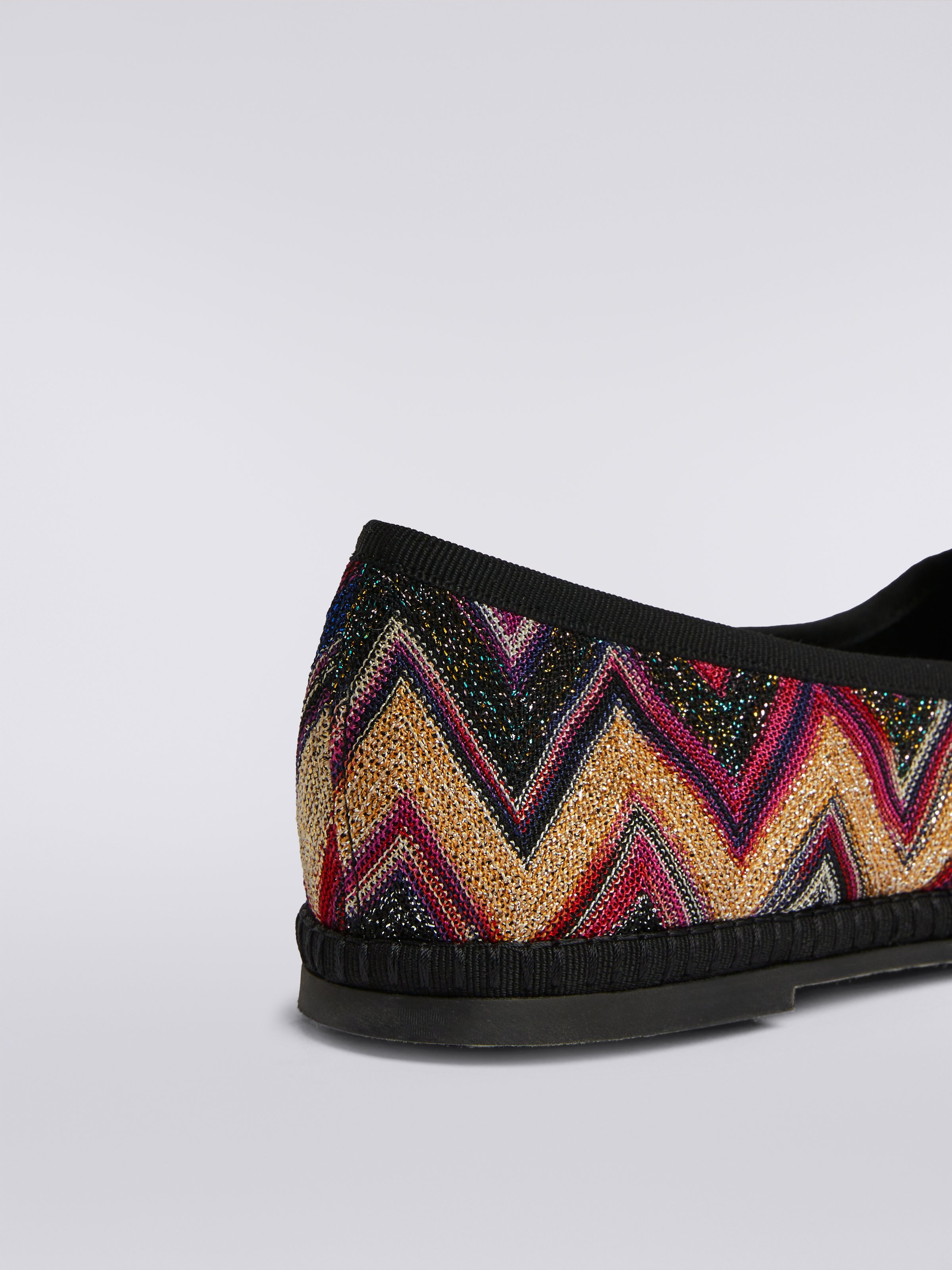 Friulane in chevron fabric with lurex, Multicoloured  - 3