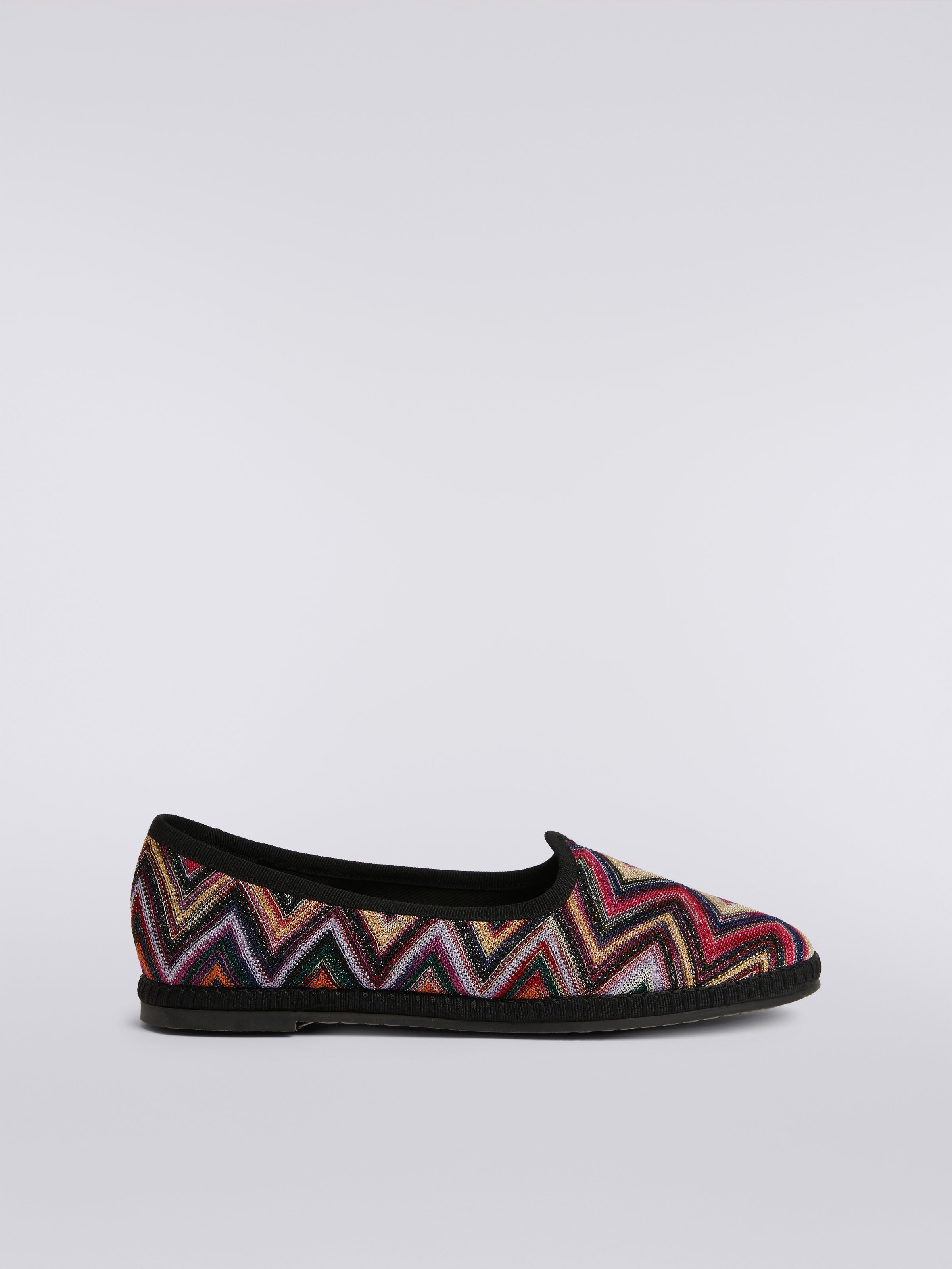 Friulane in chevron fabric with lurex, Multicoloured  - 0