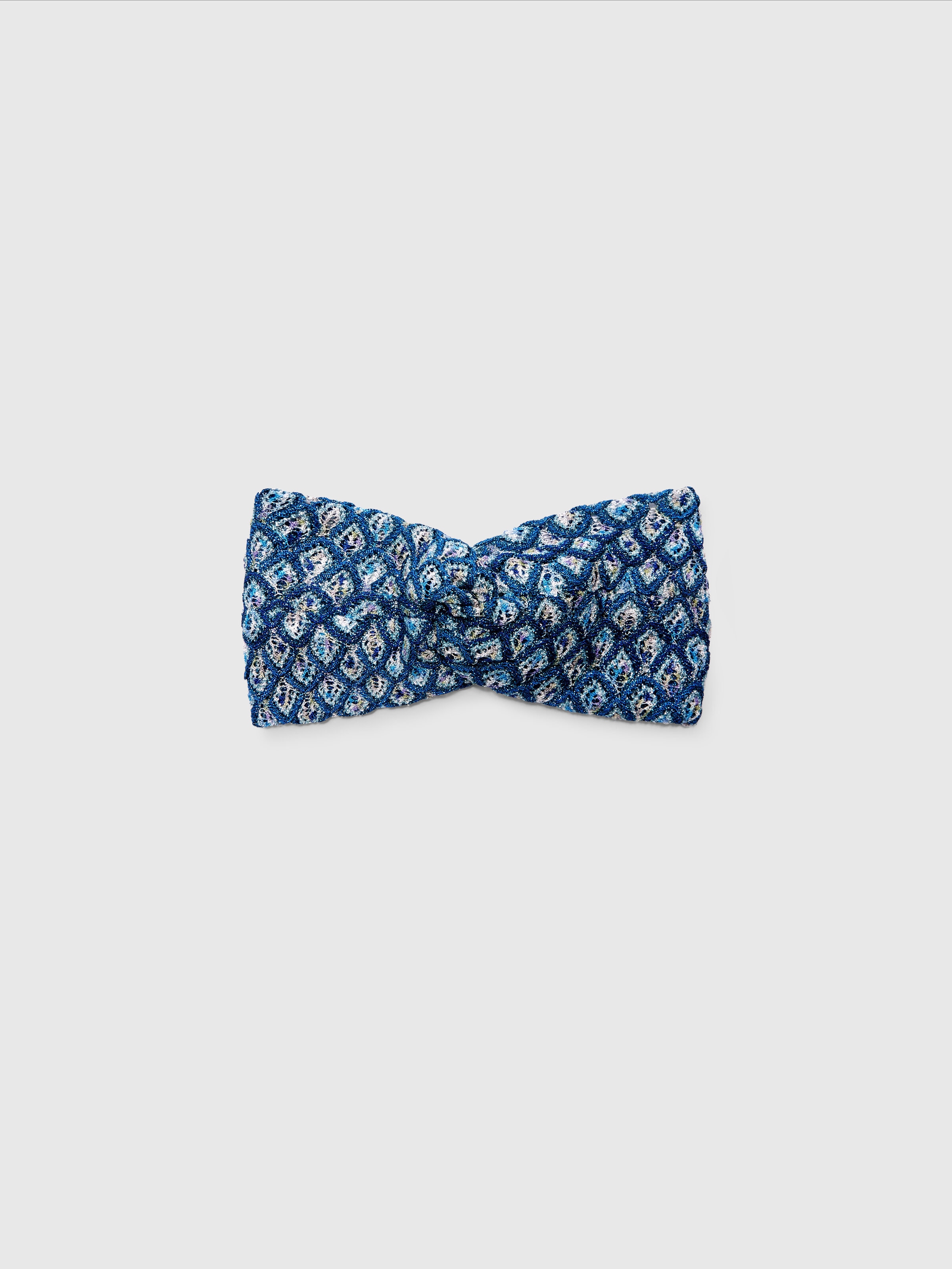 Viscose headband with lamé shell motif, Multicoloured  - 0