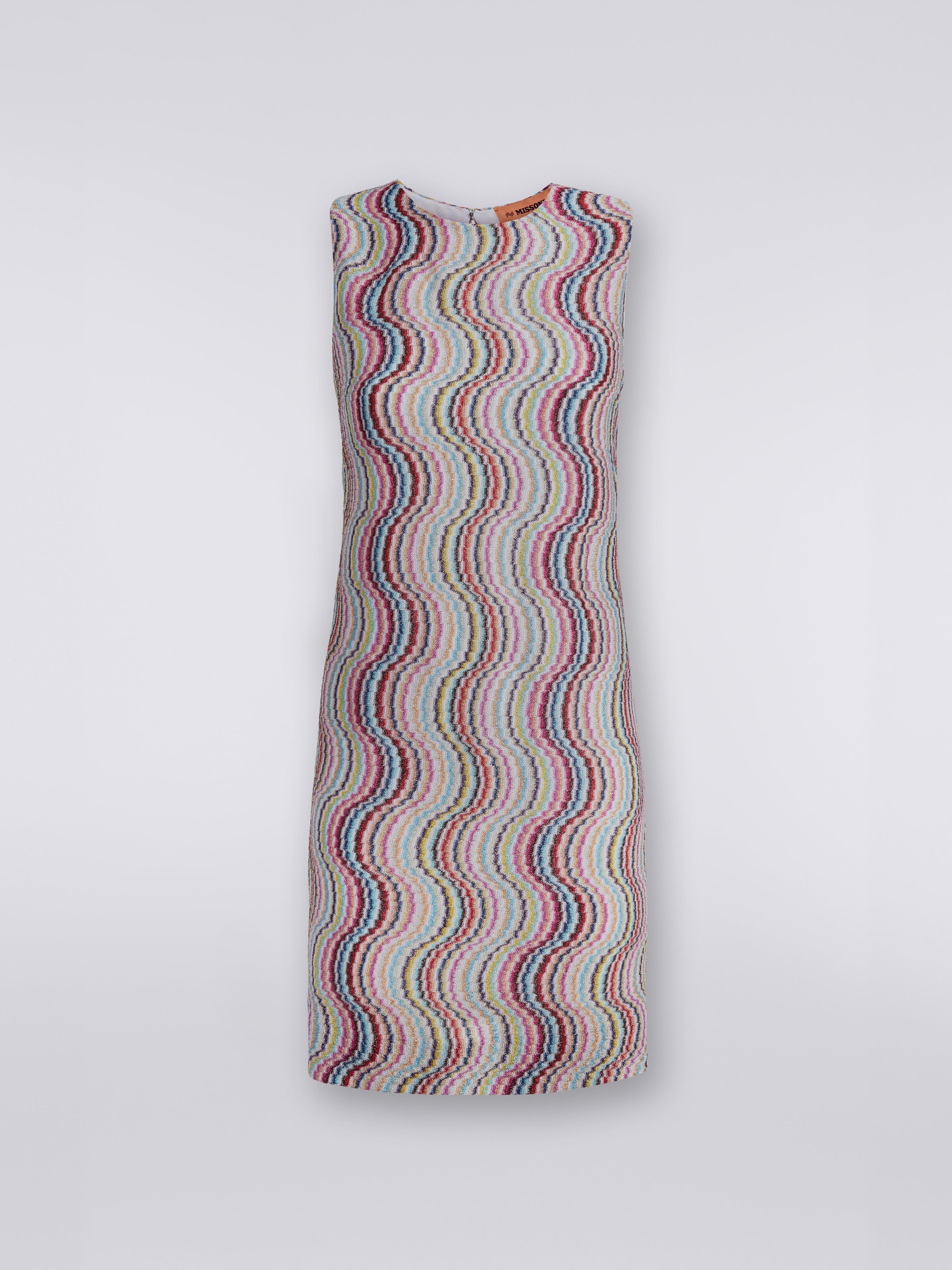 Abito senza maniche linea ad A, Multicolore - 0
