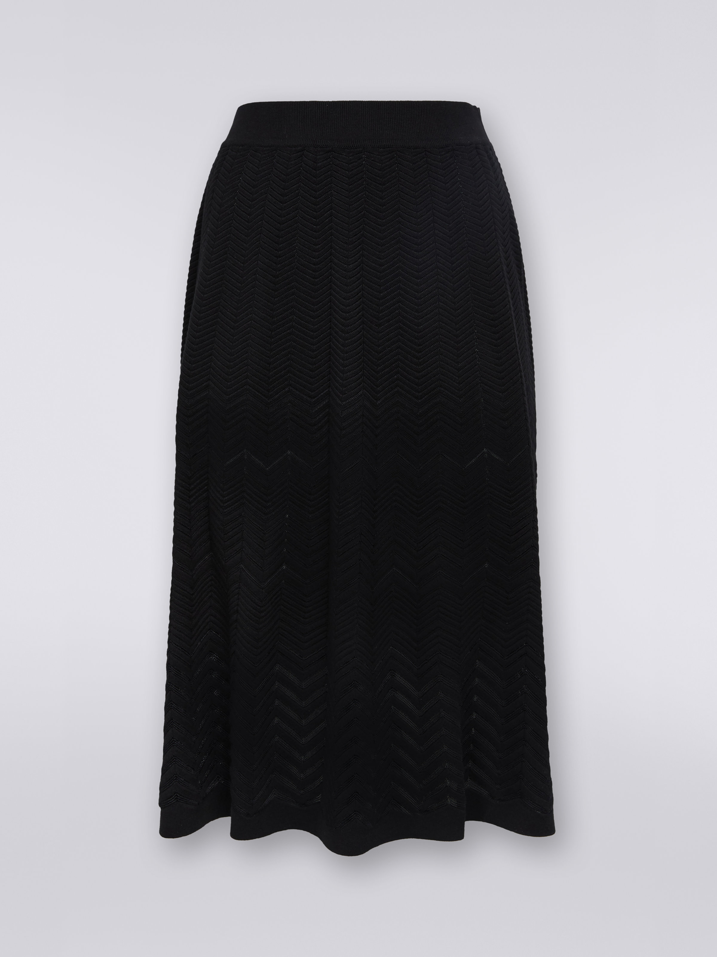 Zigzag metallic clearance skirt