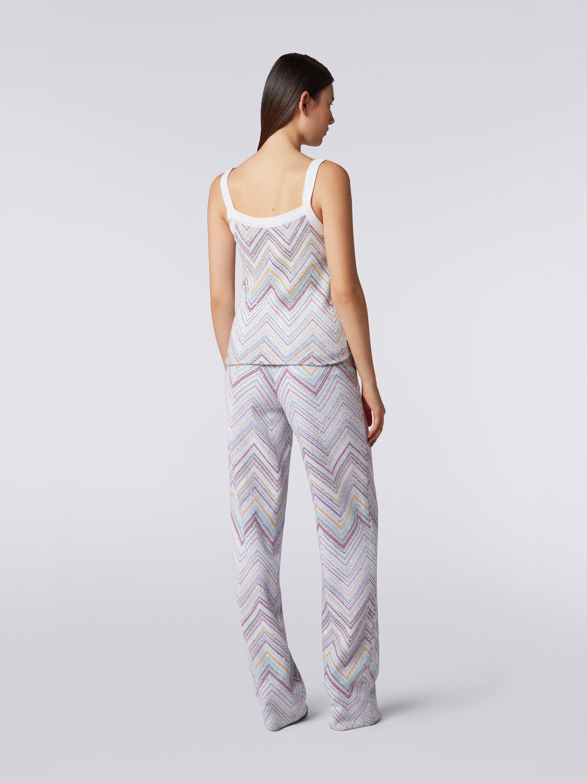 Camiseta interior a espigas con lentejuelas, Multicolor  - 3