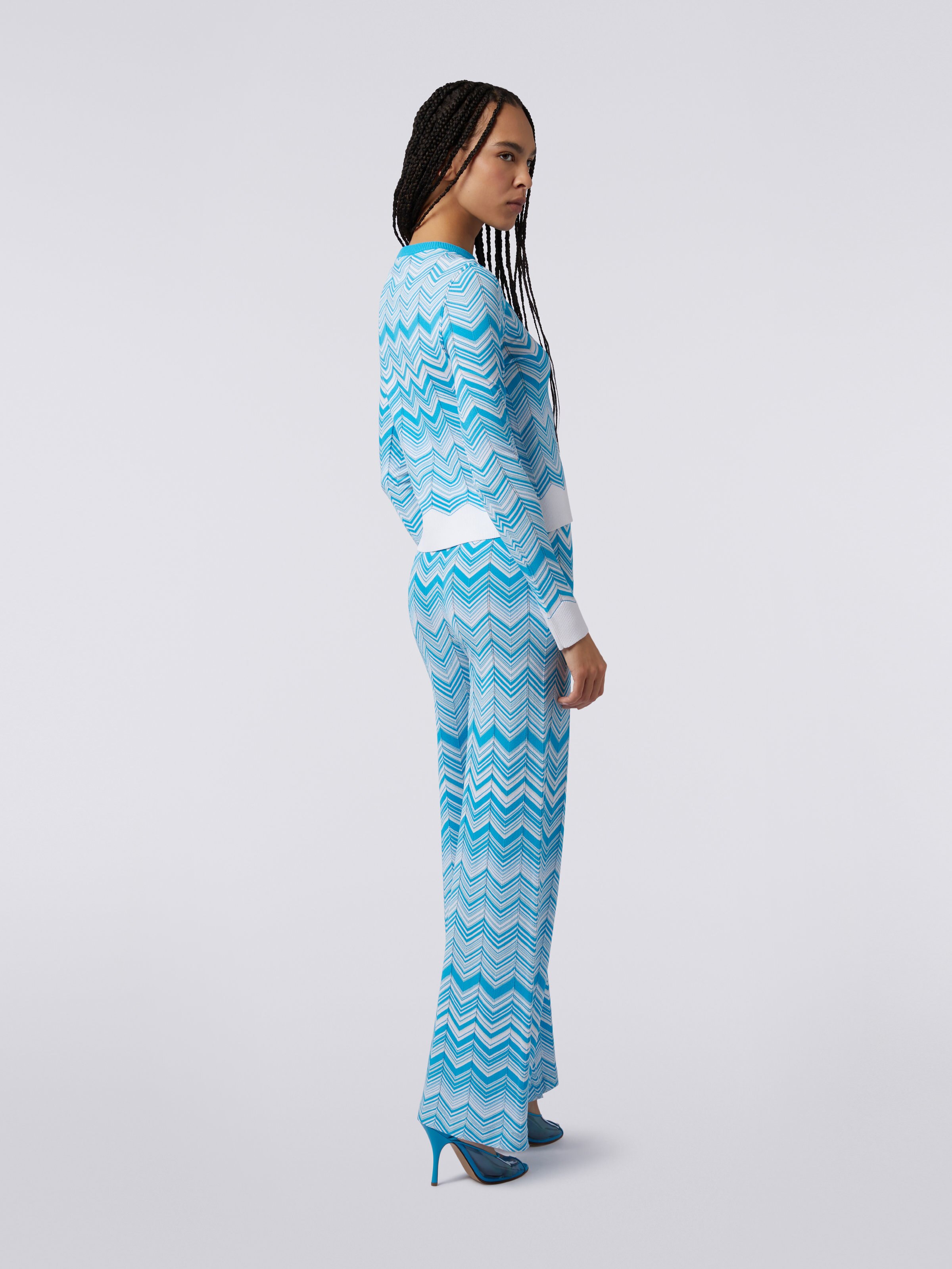 , Light Blue & White - 3