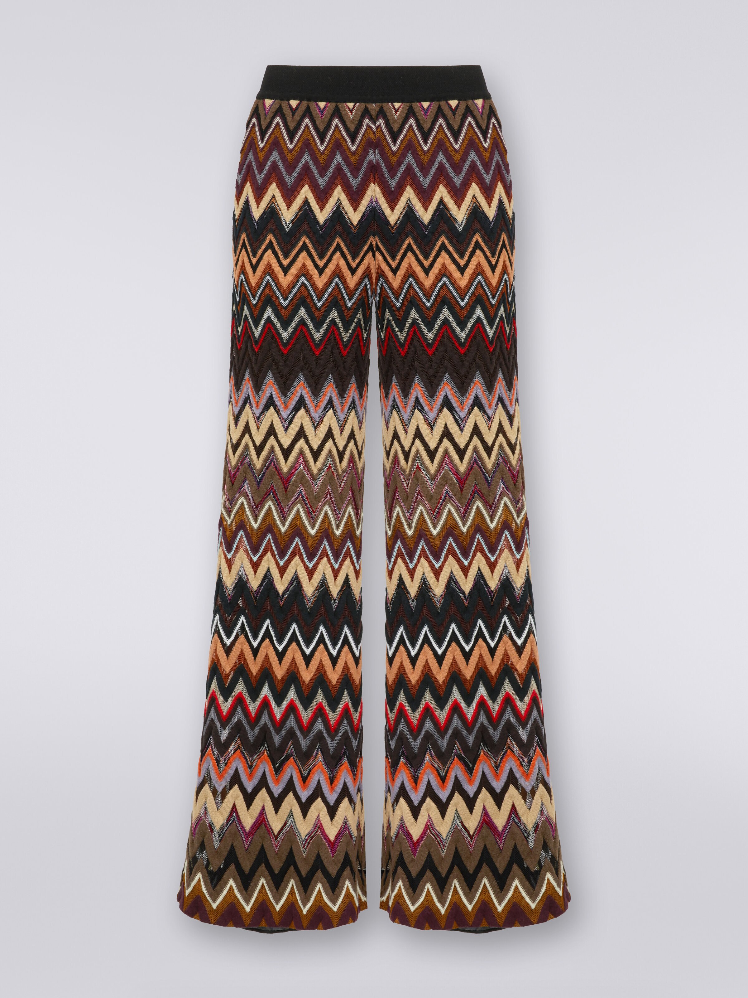 ZigZag Cotton Palazzo Pants