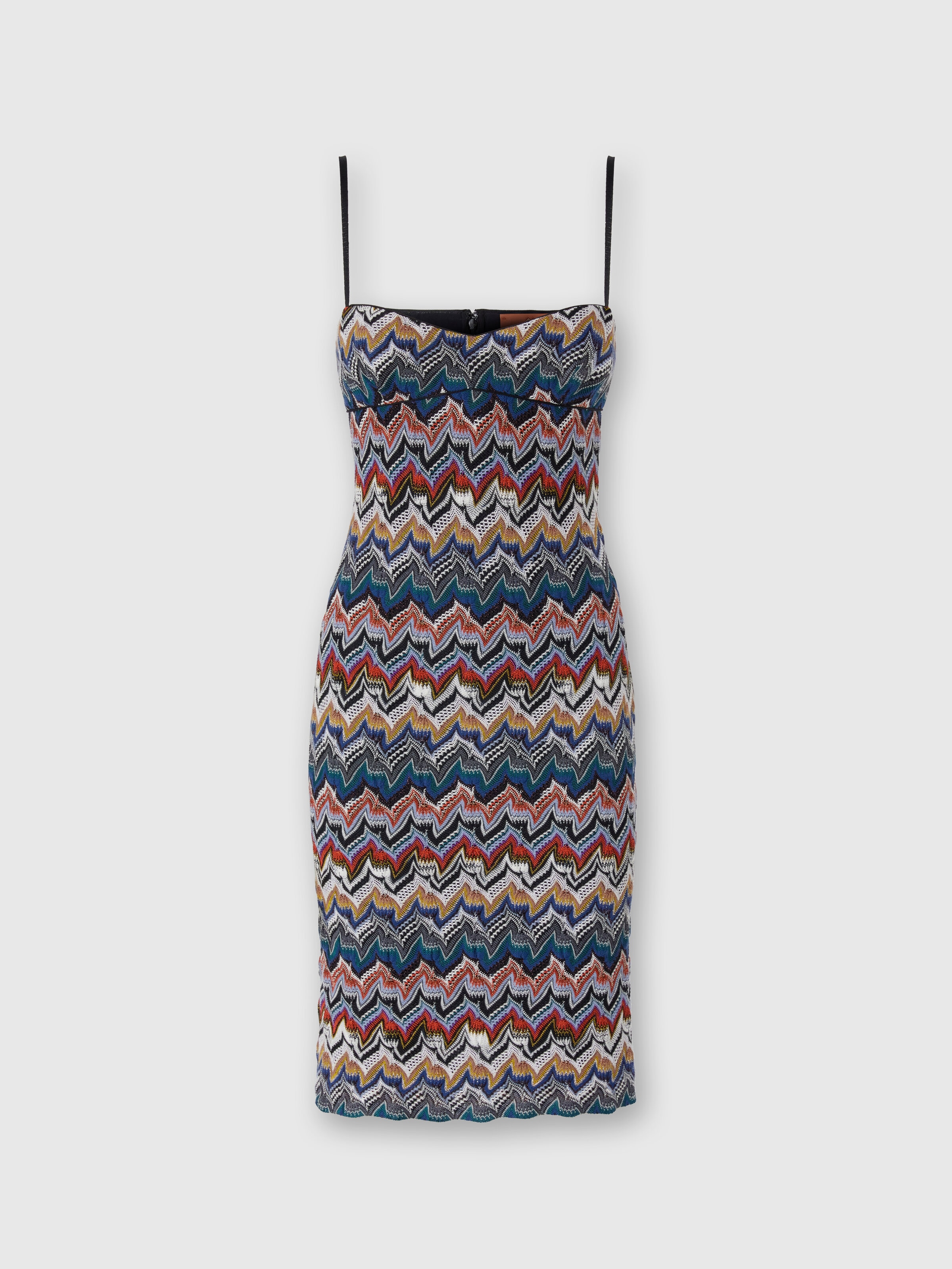 Vestido lencero midi de encaje floral, Multicolor  - 0