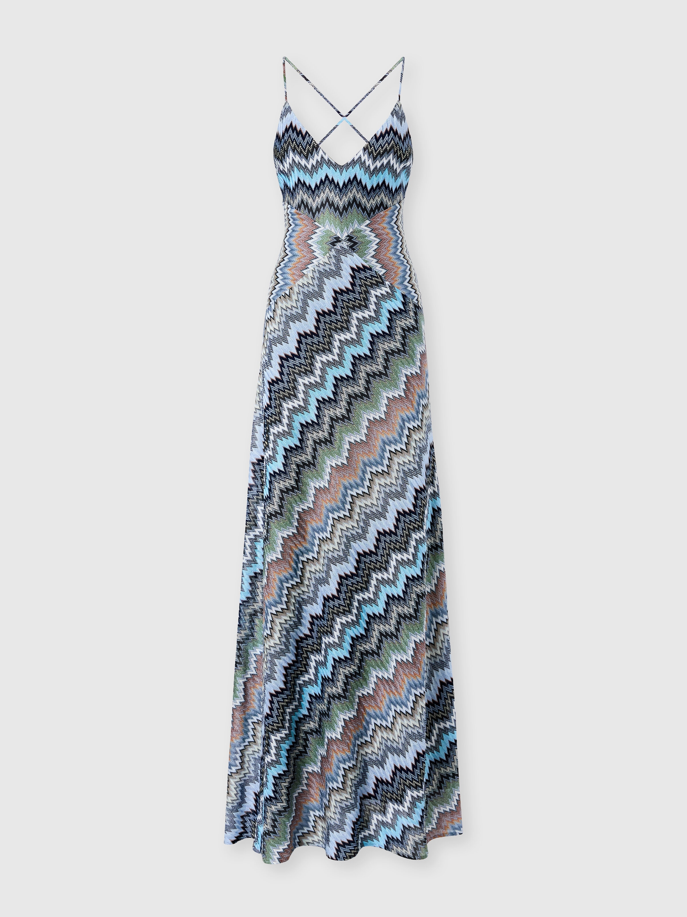 MISSONI カシミヤ ストライプ ベスト　① Missoni Zigzag Embellished Knit One-Shoulder Maxi Dress | Saks
