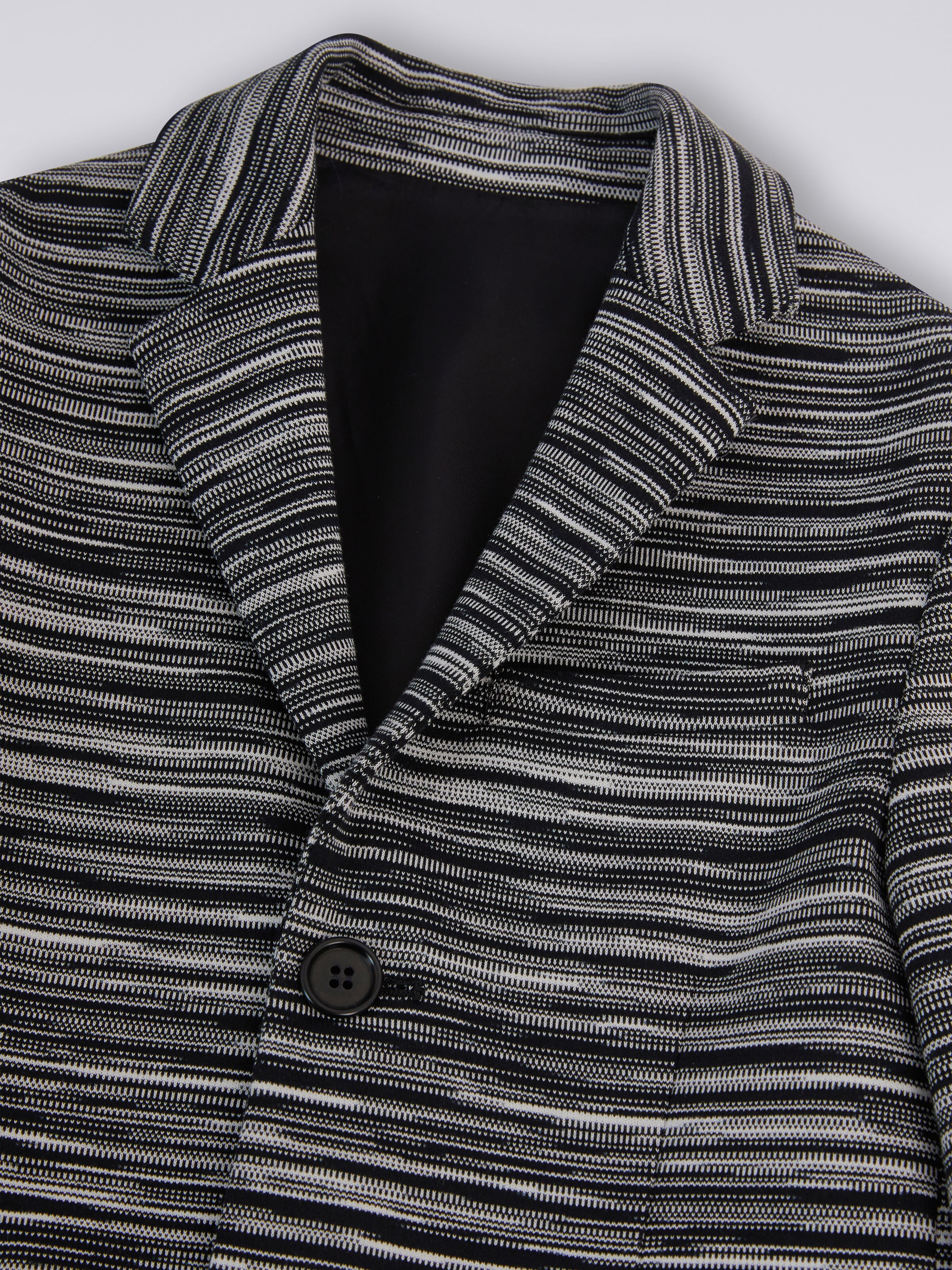 Veste en coton flammé, Bleu - 2