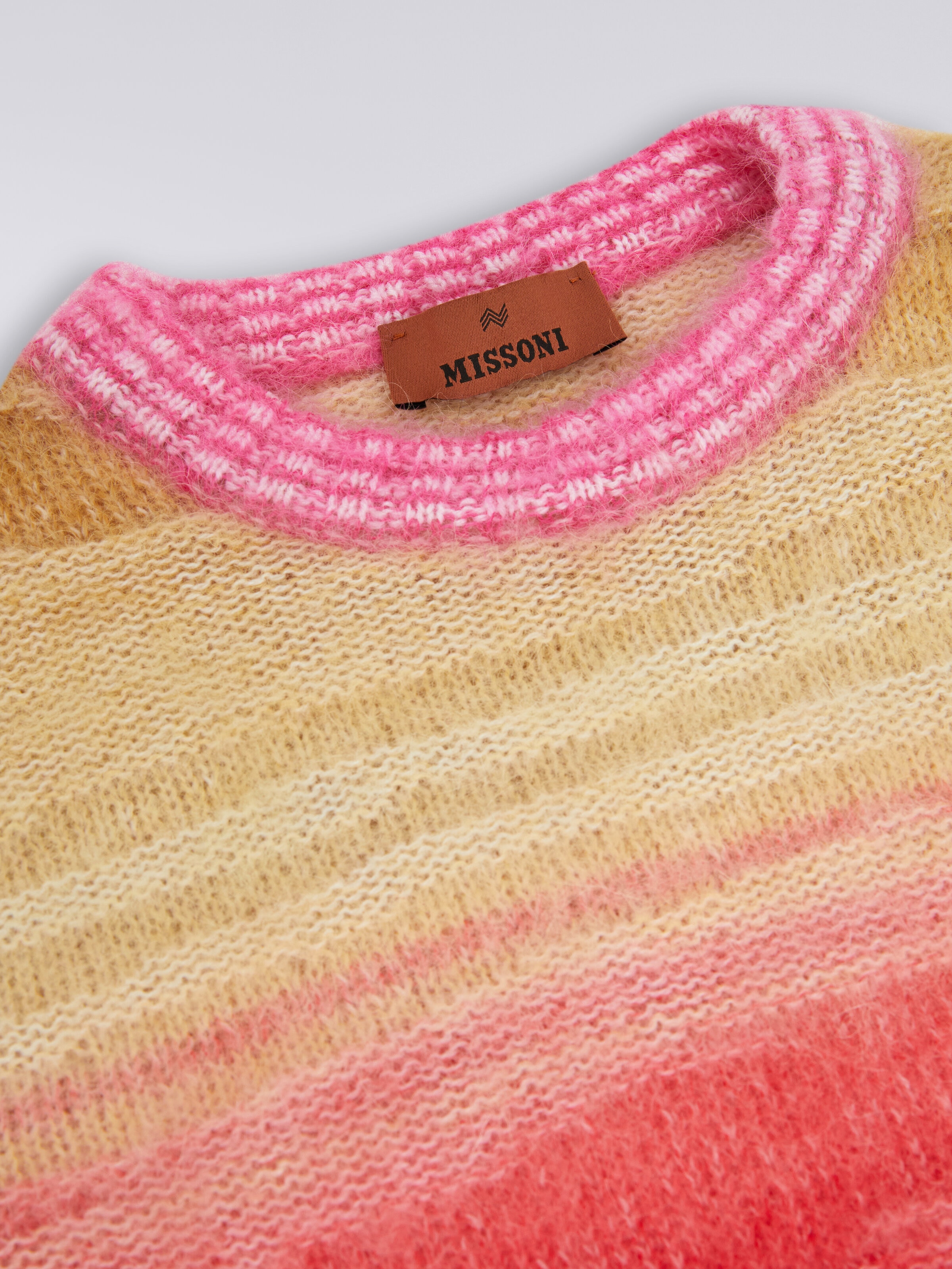 Vestido en mezcla de alpaca y mohair, Multicolor  - 2