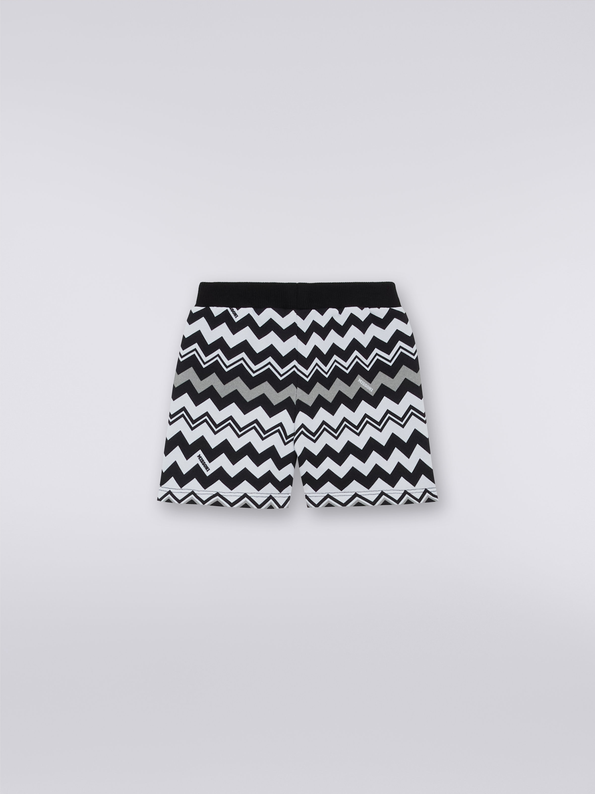 Striped shorts hotsell black and white