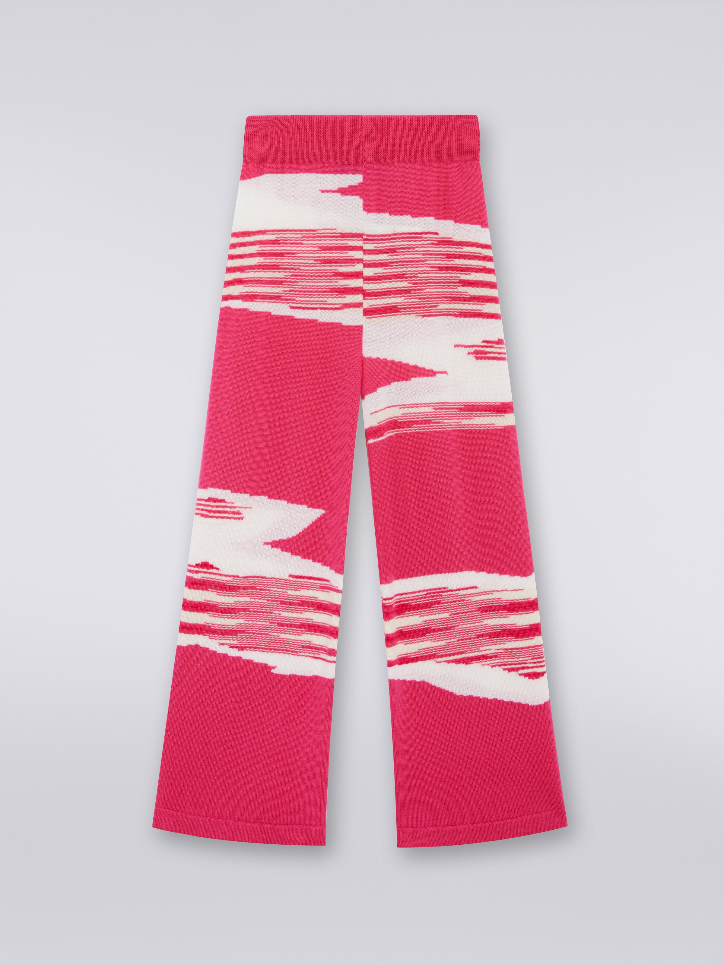 Pure virgin wool trousers, Pink   - 0