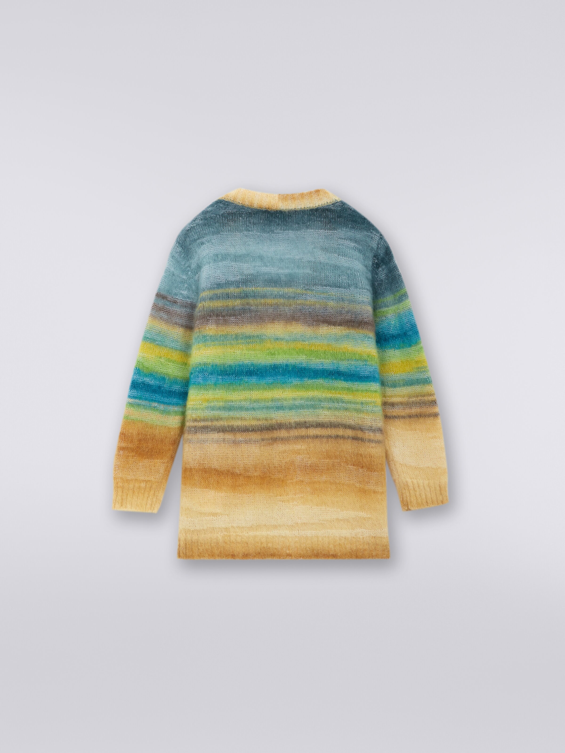 Cárdigan en mezcla de alpaca y mohair, Multicolor  - 1