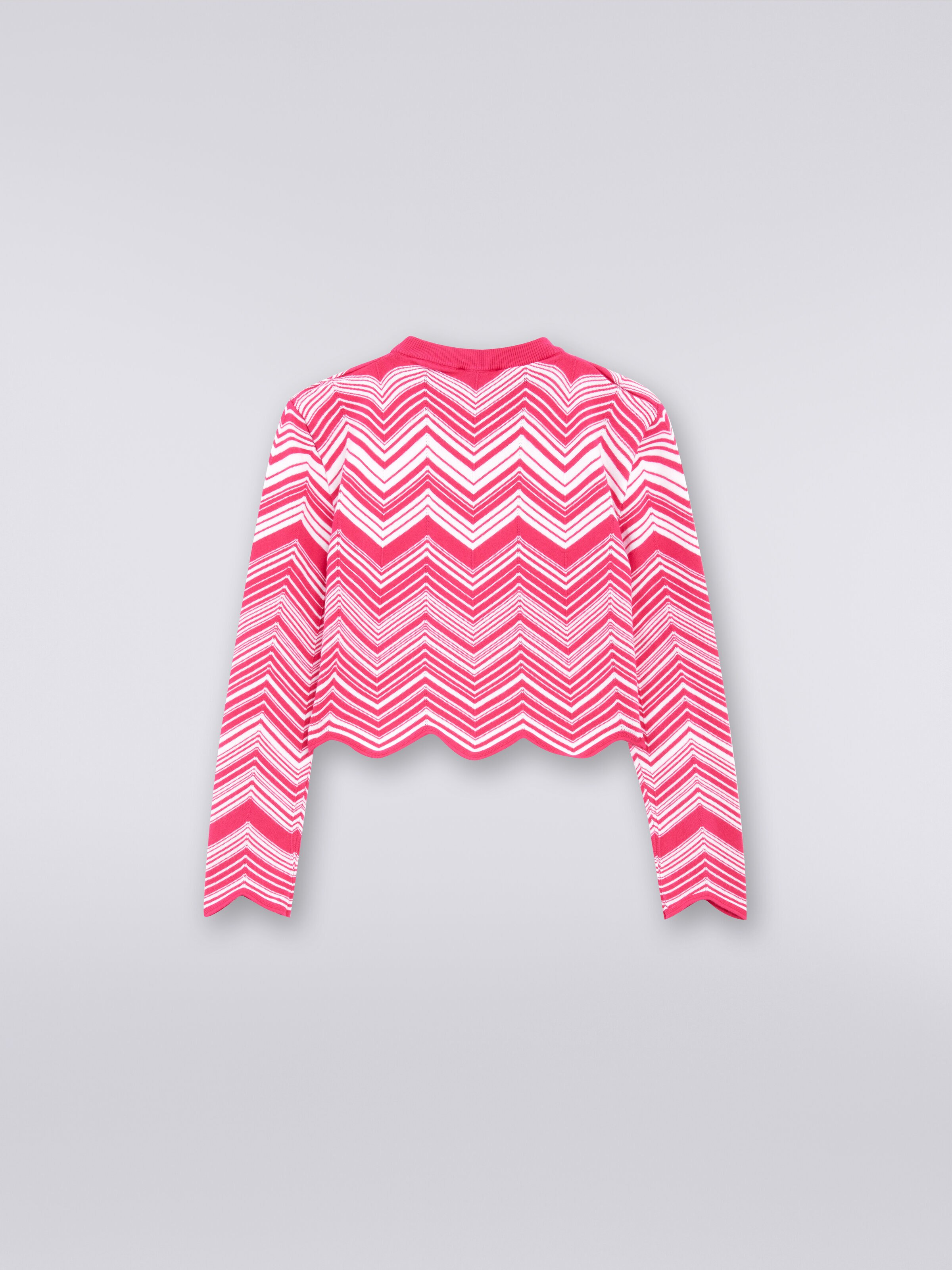 Viscose blend sweater, Pink   - 1