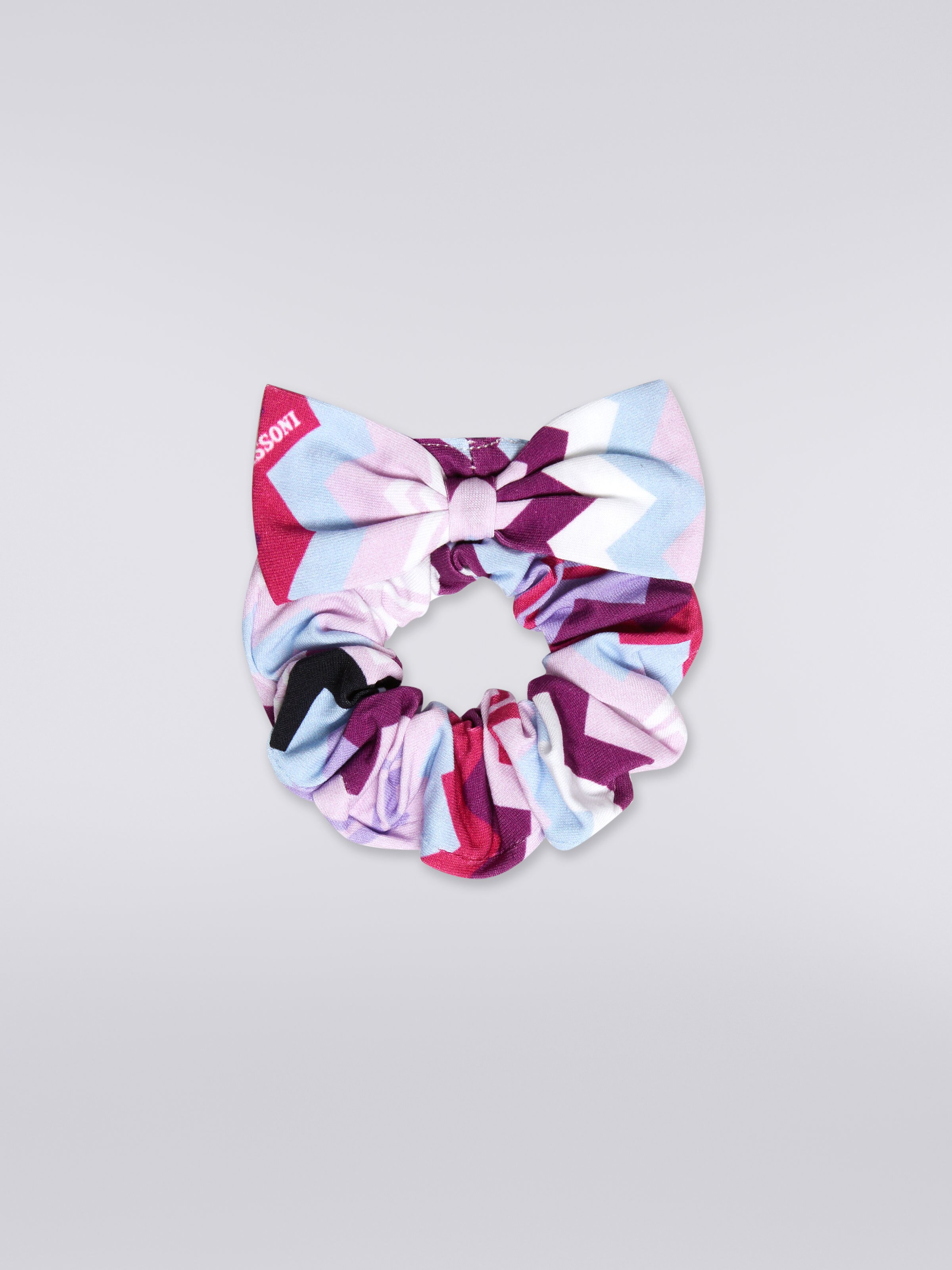 Chouchou avec motif à zig zag, Multicolore  - 0