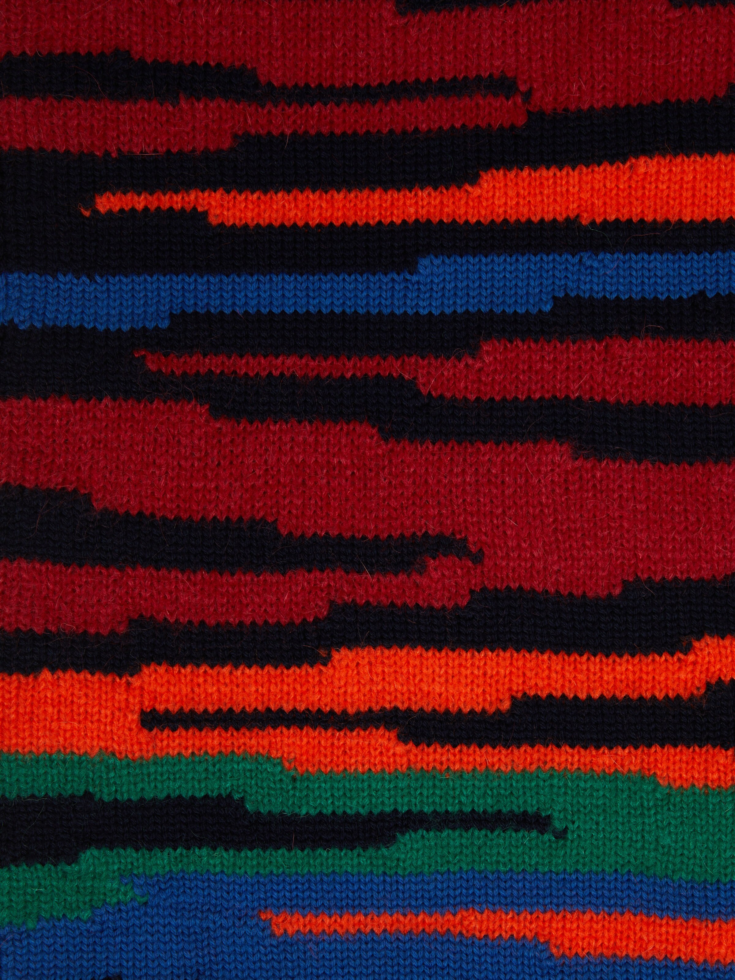 Slub wool scarf, Multicoloured  - 2