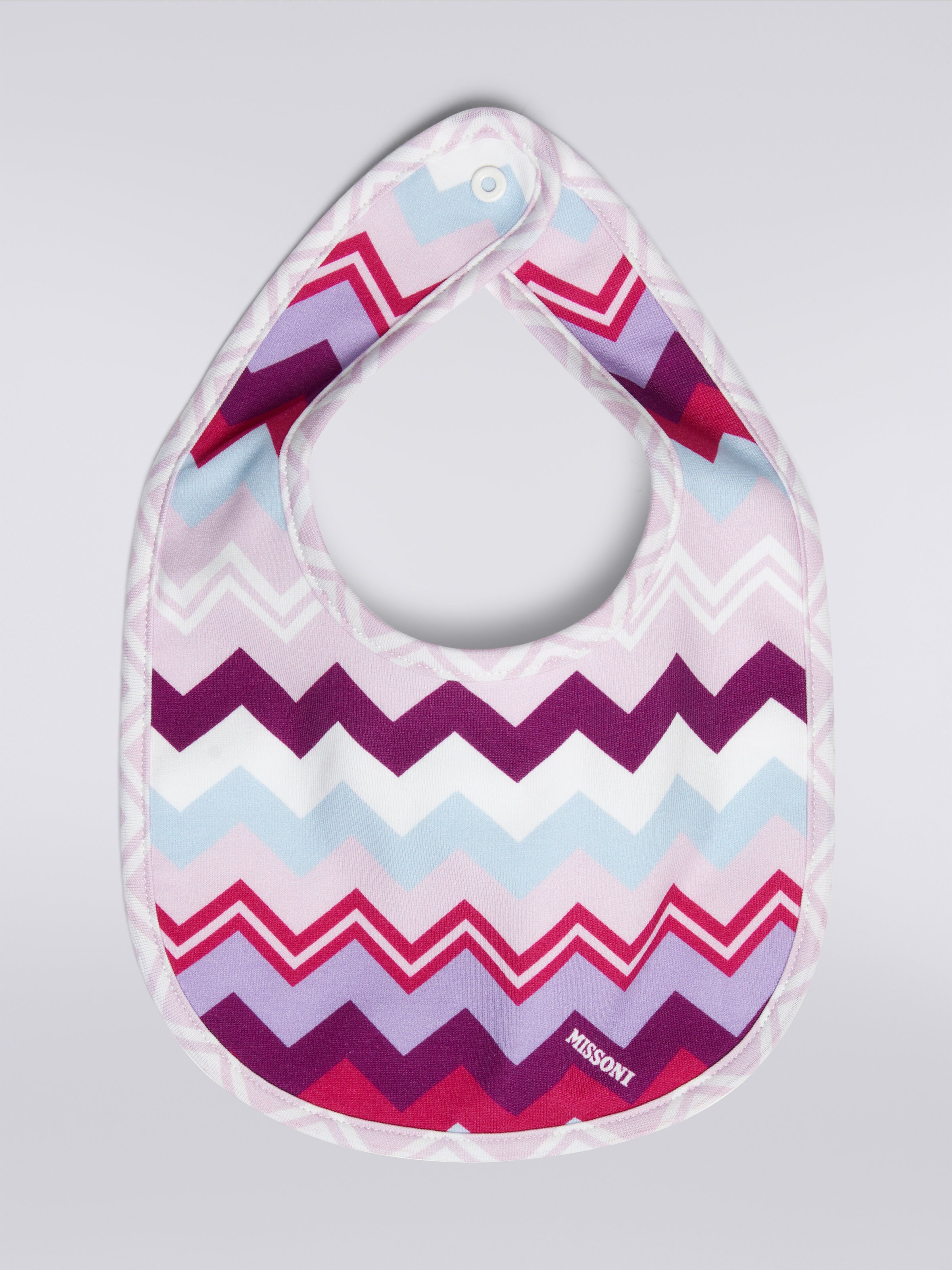Three-piece set in cotton with zigzag pattern, Multicoloured  - 4