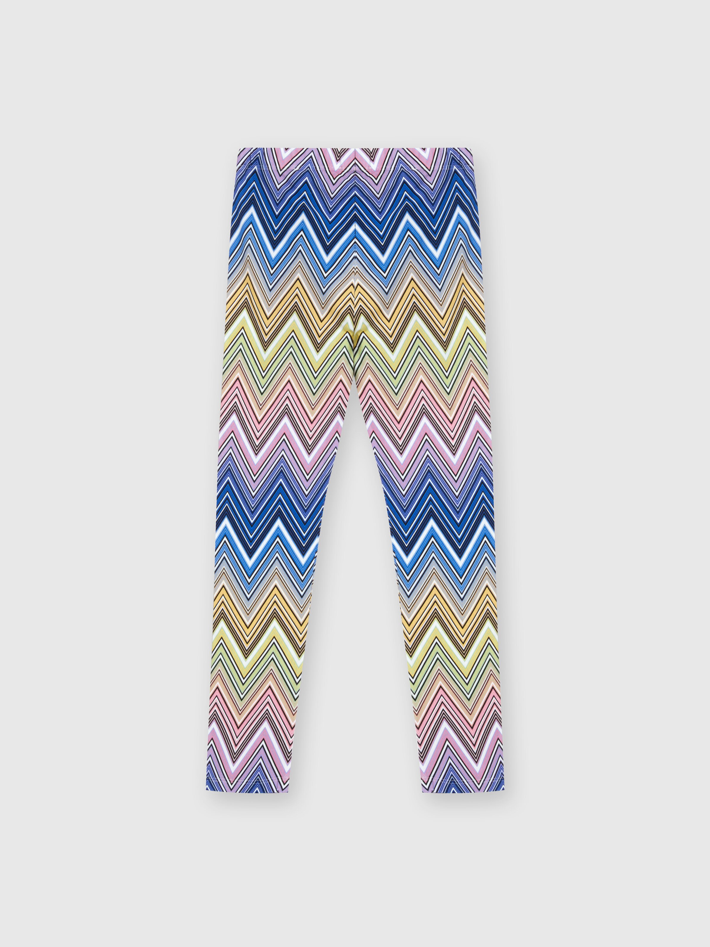 Leggings aus Chevron-Baumwolle, Mehrfarbig  - 1