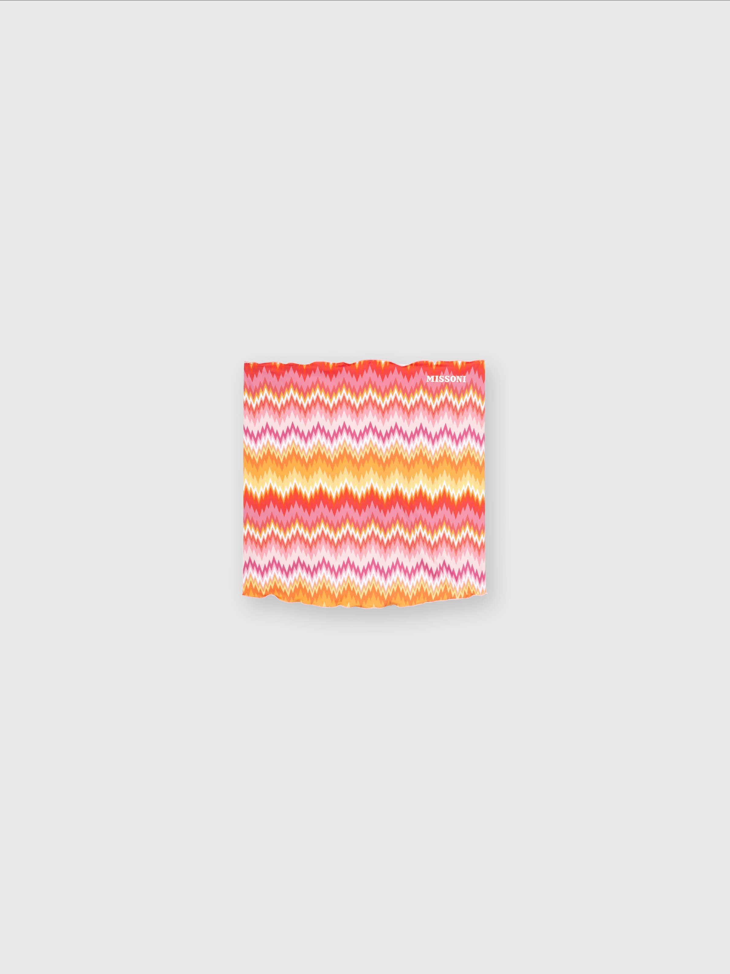 Sarong skirt with chevron pattern, Multicoloured  - 1