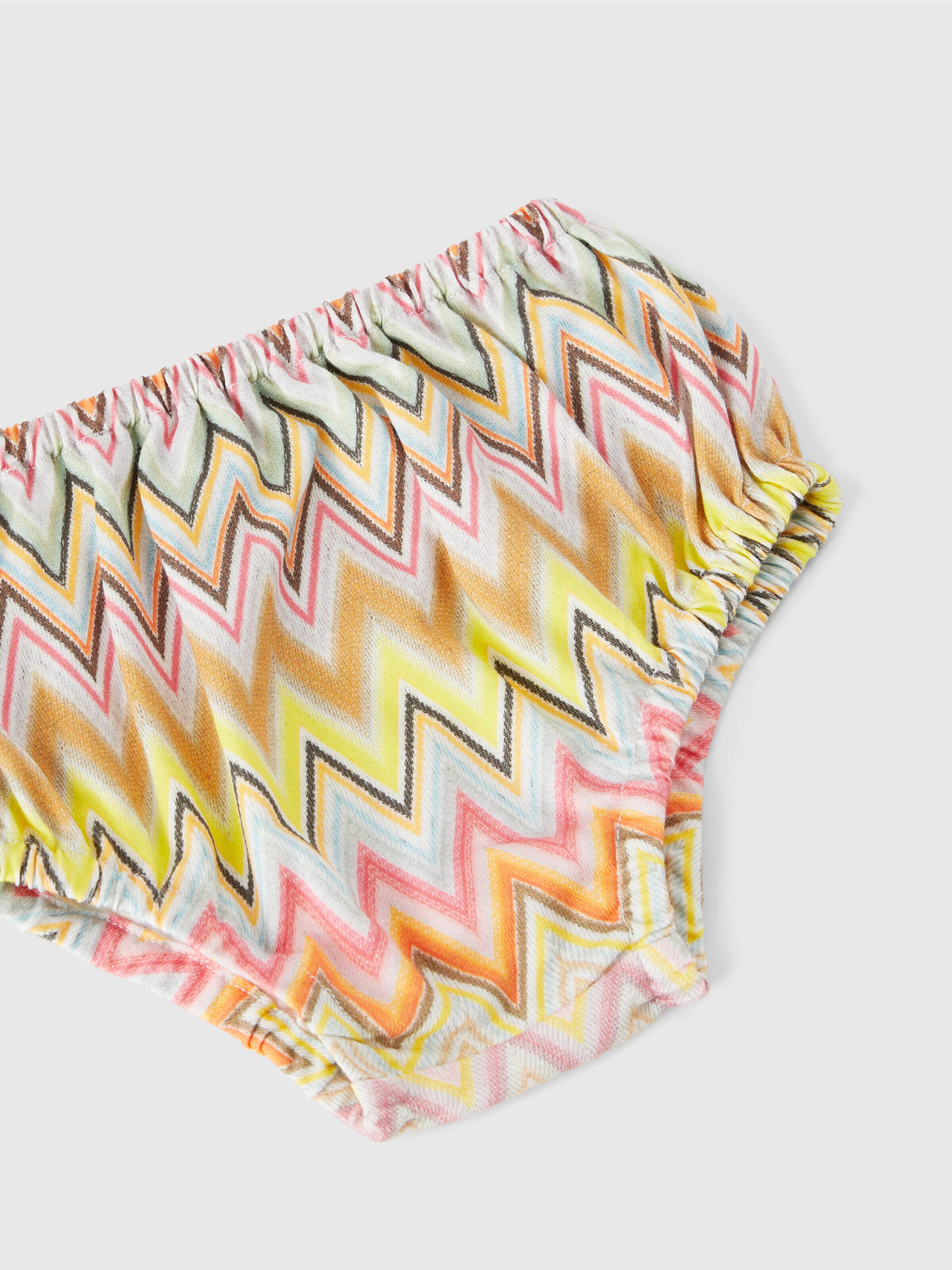 Cotton dress, Beige & Multicoloured  - 3